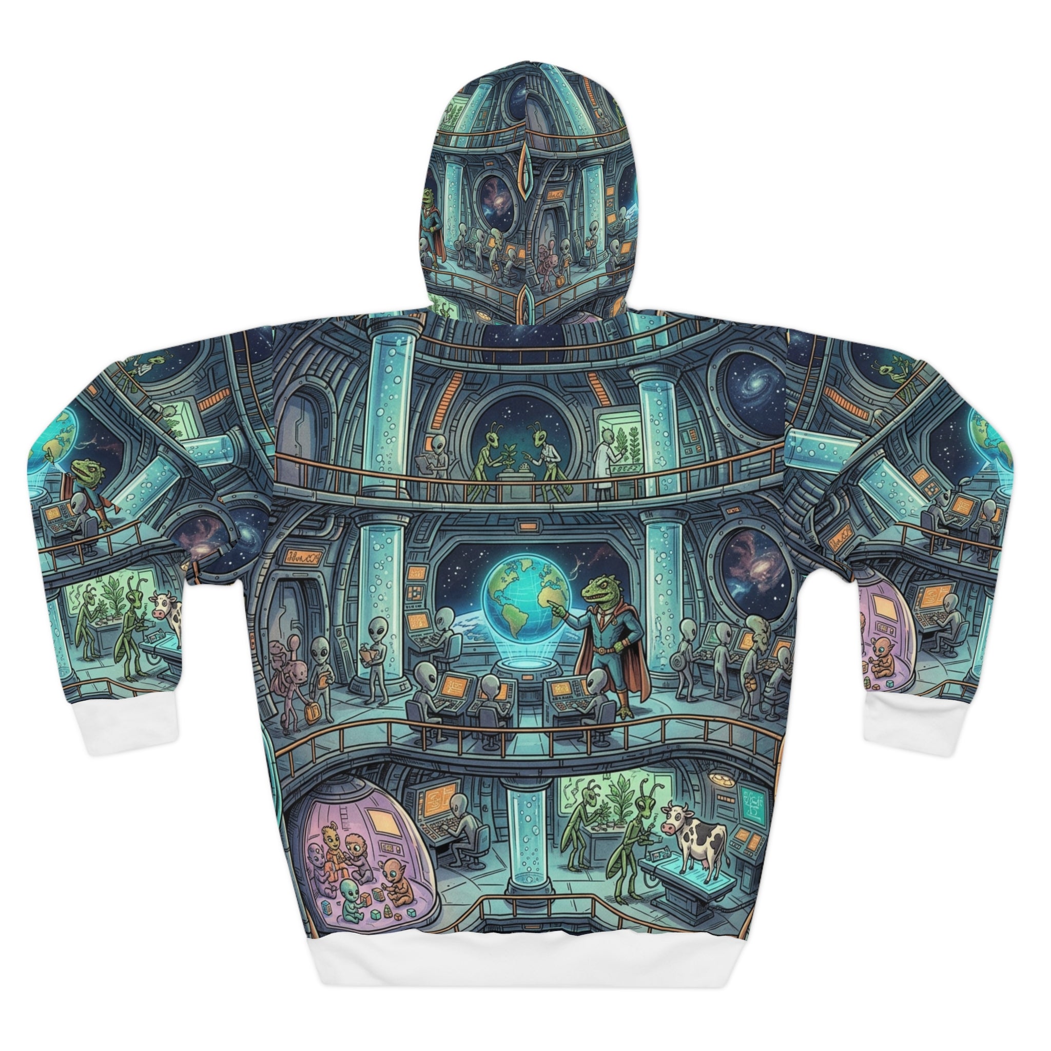 Inside the Mothership — All-Over Print Hoodie