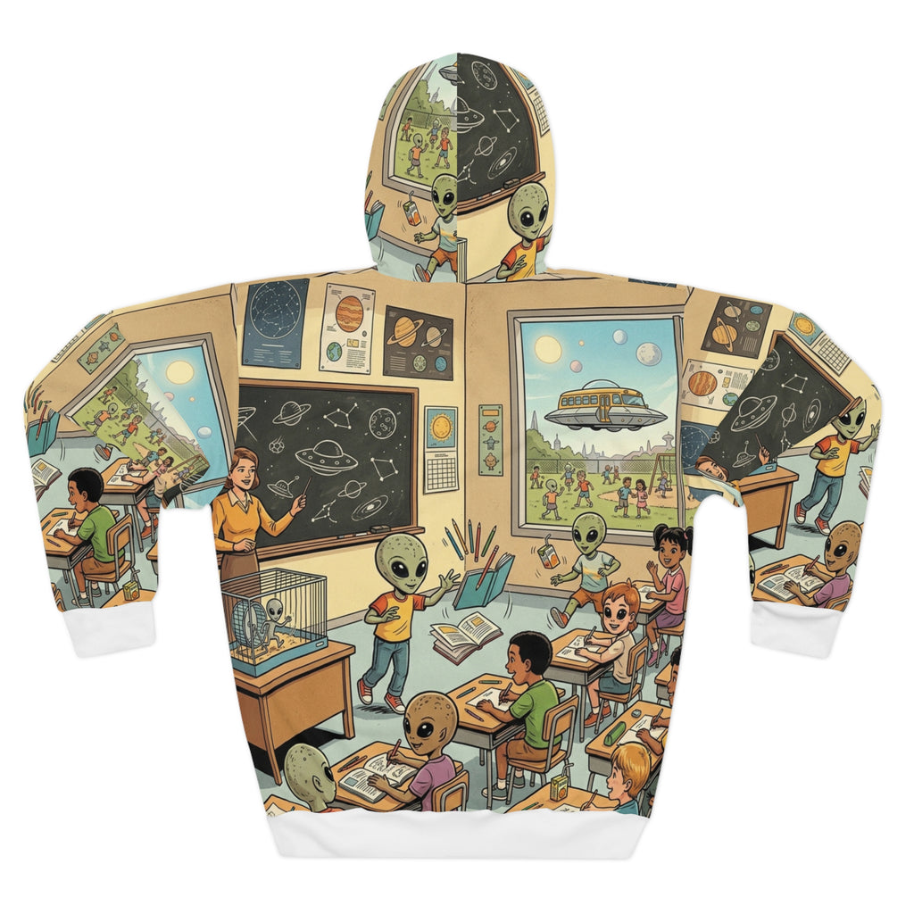 Hybrid School Day — All-Over Print Hoodie