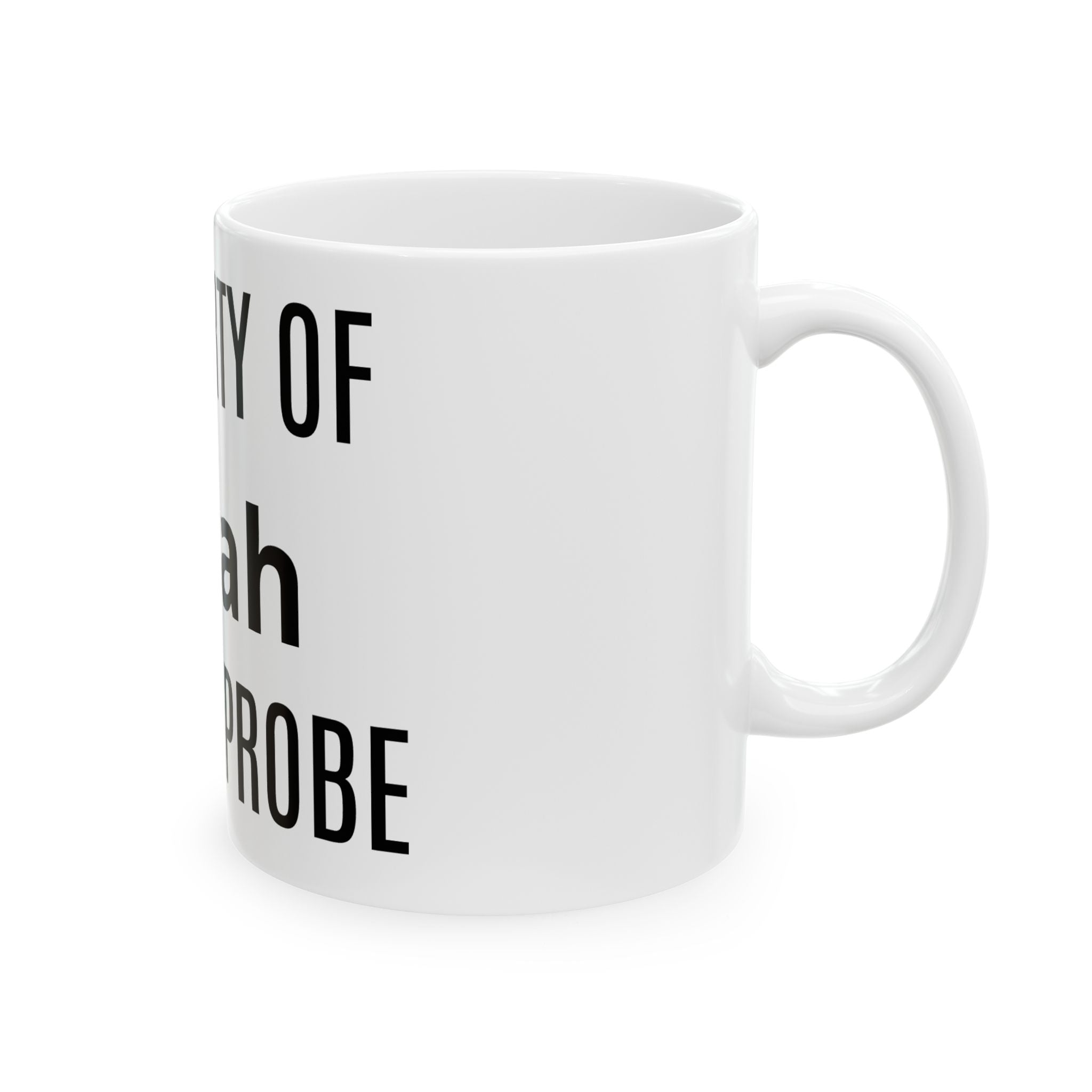Do Not Probe — Personalized Name Mug