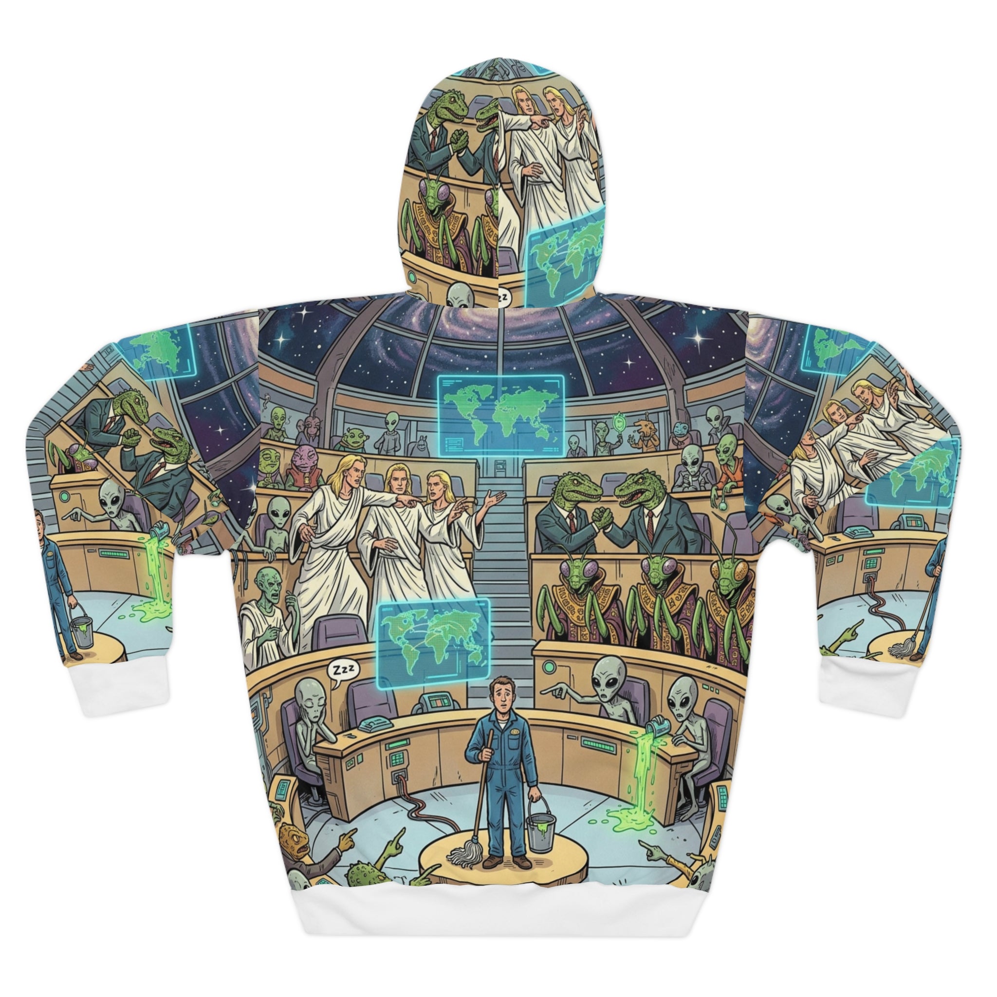 The Galactic Council — All-Over Print Hoodie