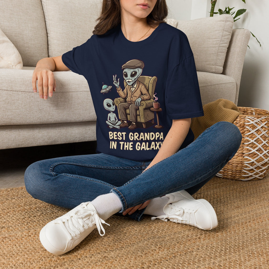 Best Grandpa In The Galaxy Tee