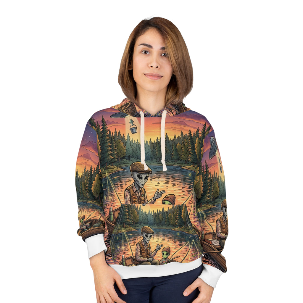 Fishing With Grandpa — All-Over Print Hoodie