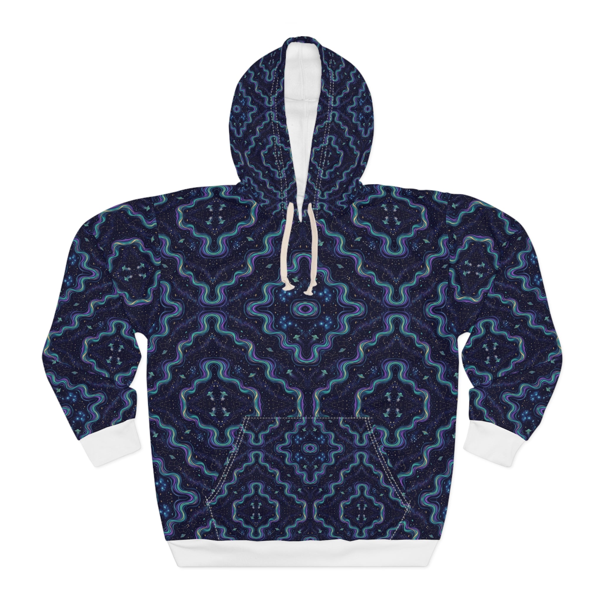 Pleiadian Aurora — All-Over Print Hoodie