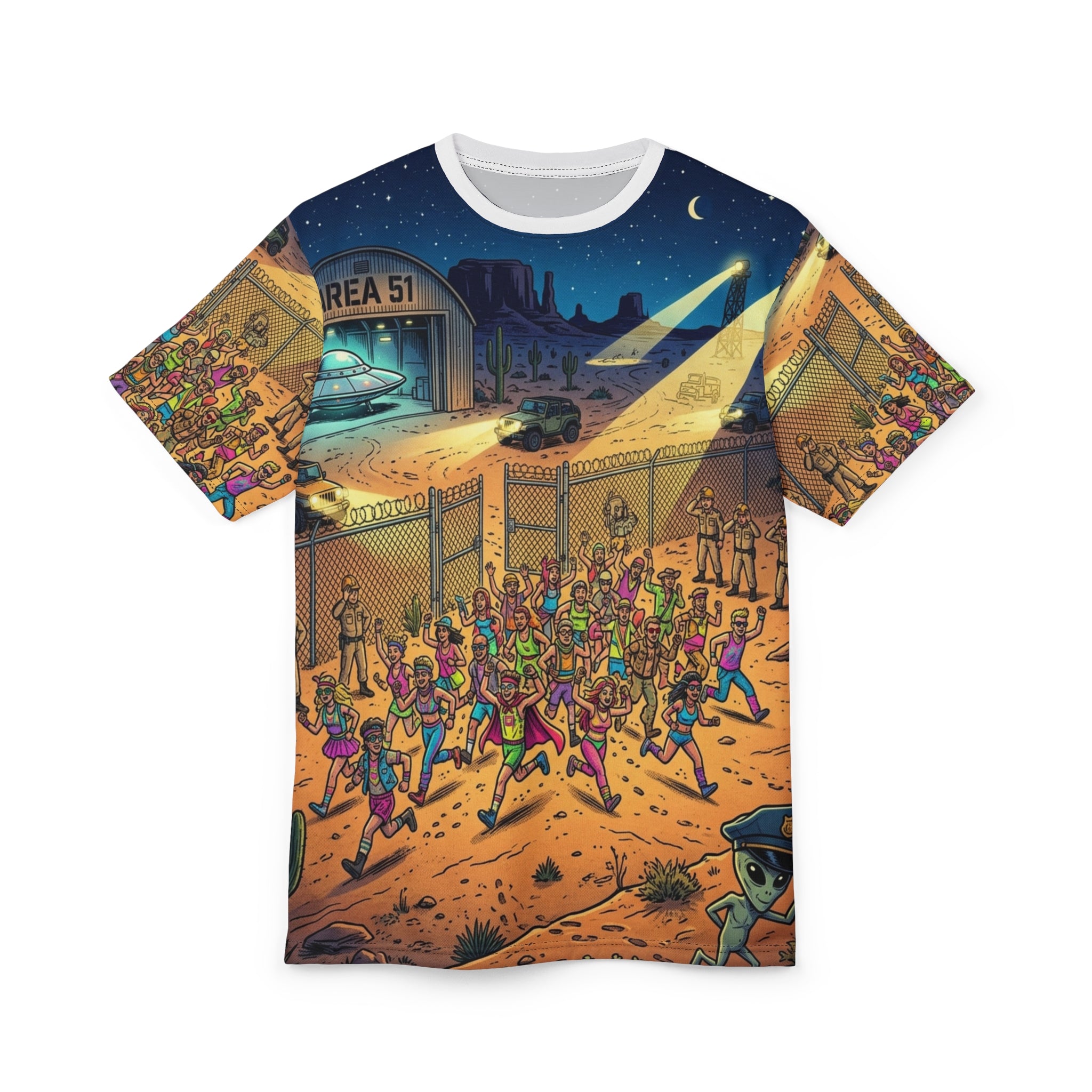The Area 51 Raid — All-Over Print Tee