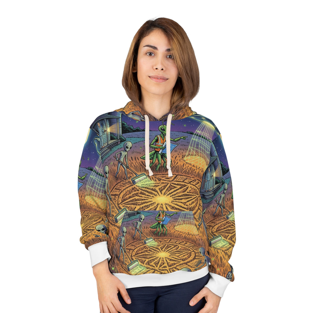 The Crop Circle Crew — All-Over Print Hoodie