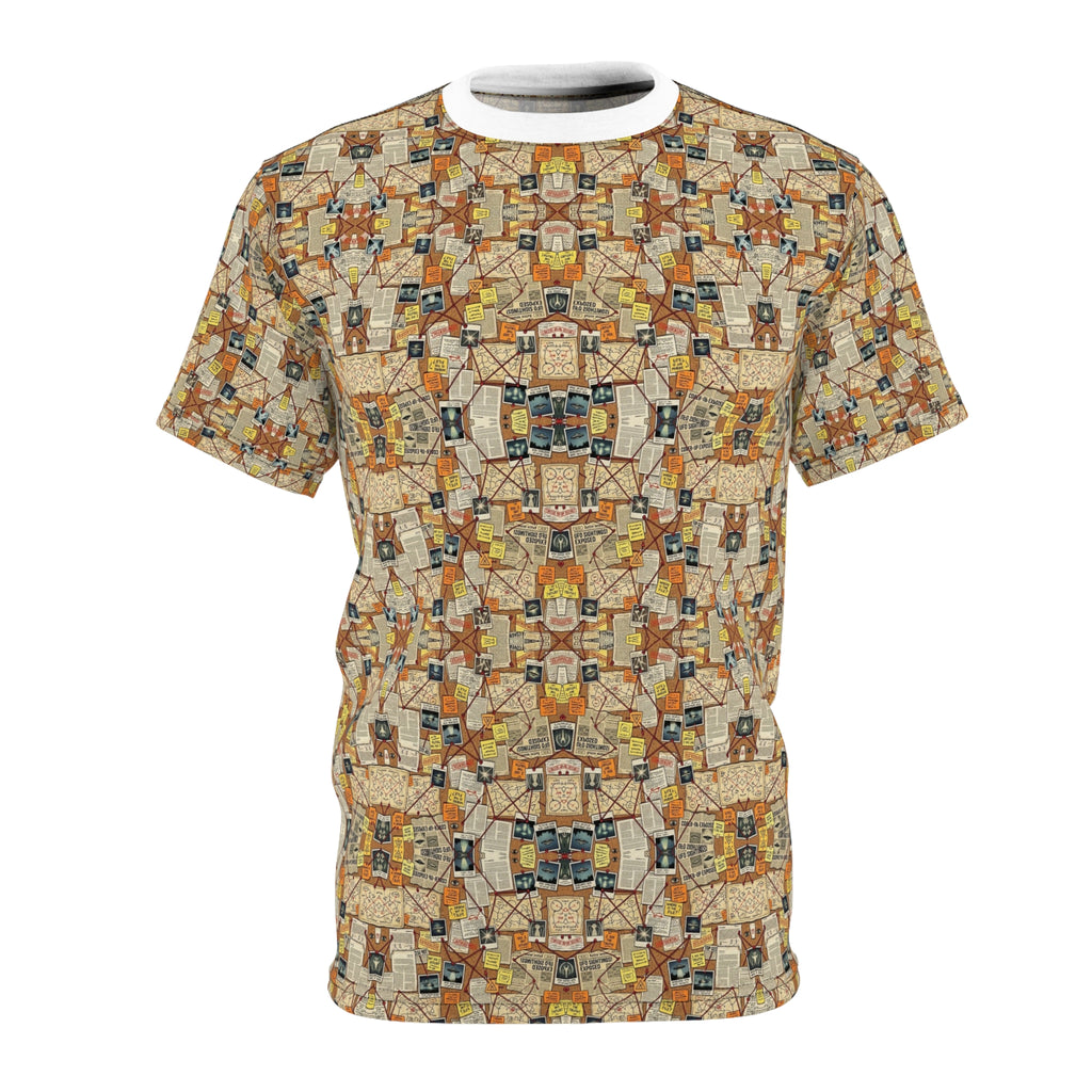 The Evidence Board — All-Over Print Tee