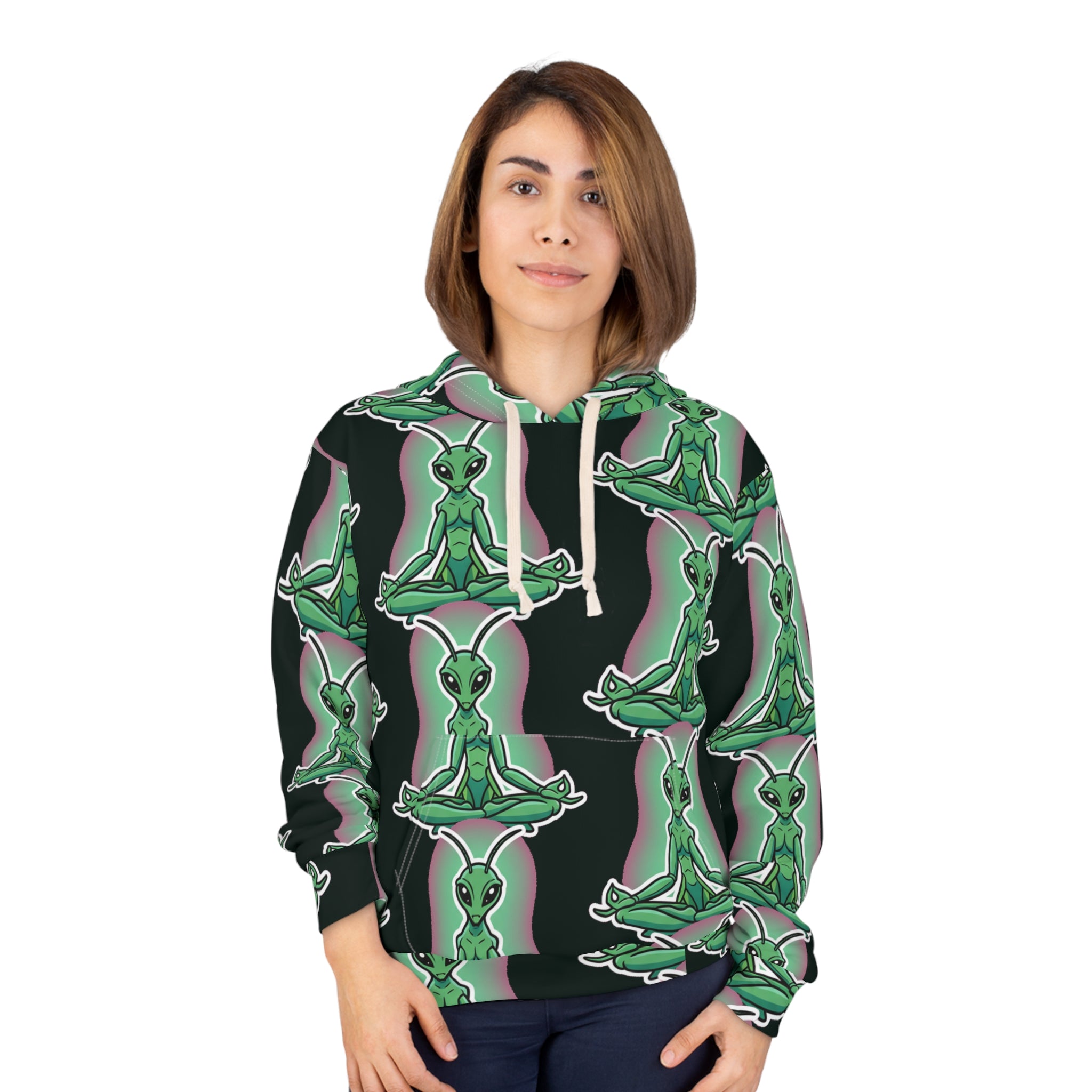 Mantid Meditation — All-Over Print Hoodie