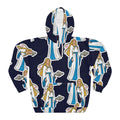 Pleiadian Beamship — All-Over Print Hoodie