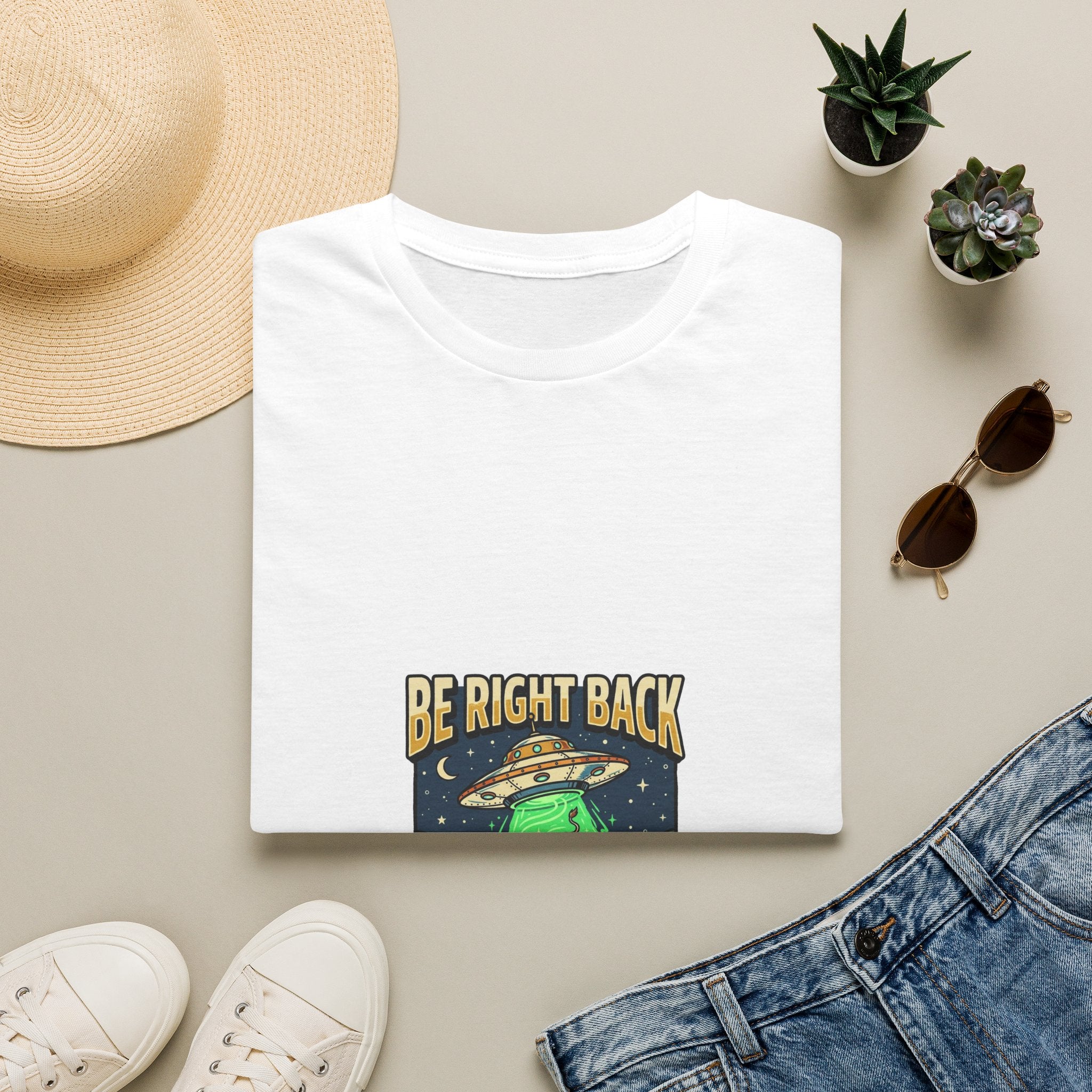 Be Right Back — UFO Abduction Tee