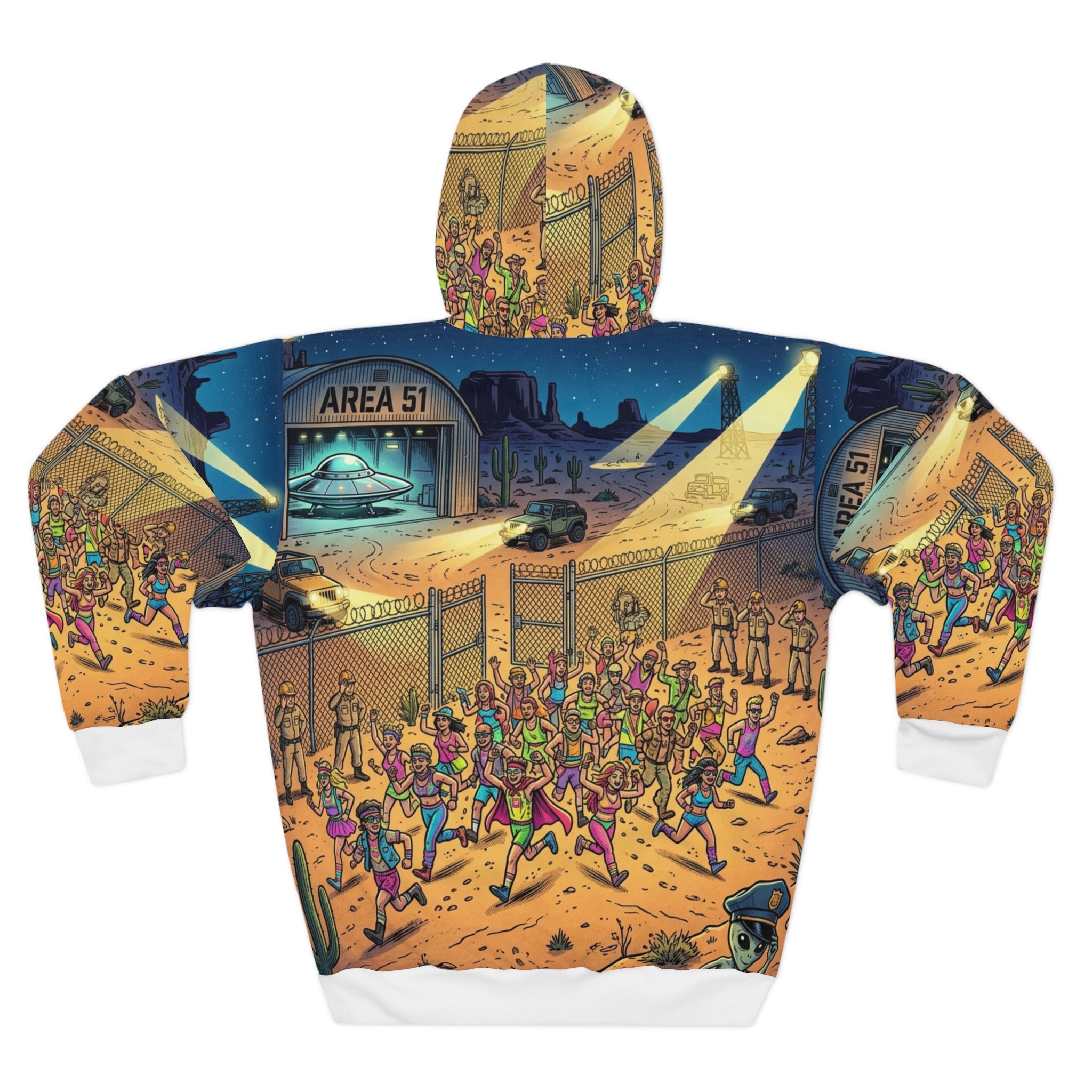 The Area 51 Raid — All-Over Print Hoodie