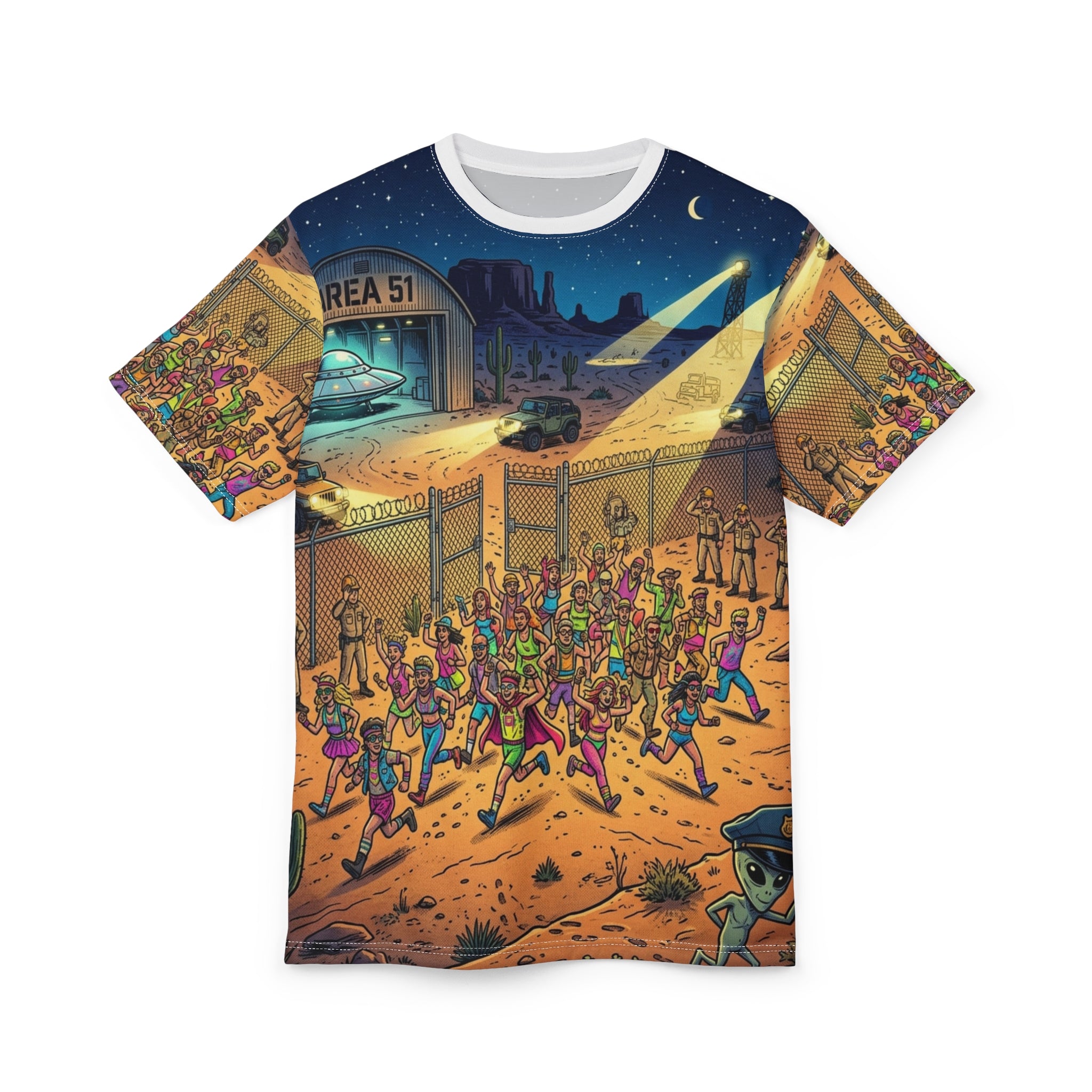 The Area 51 Raid — All-Over Print Tee