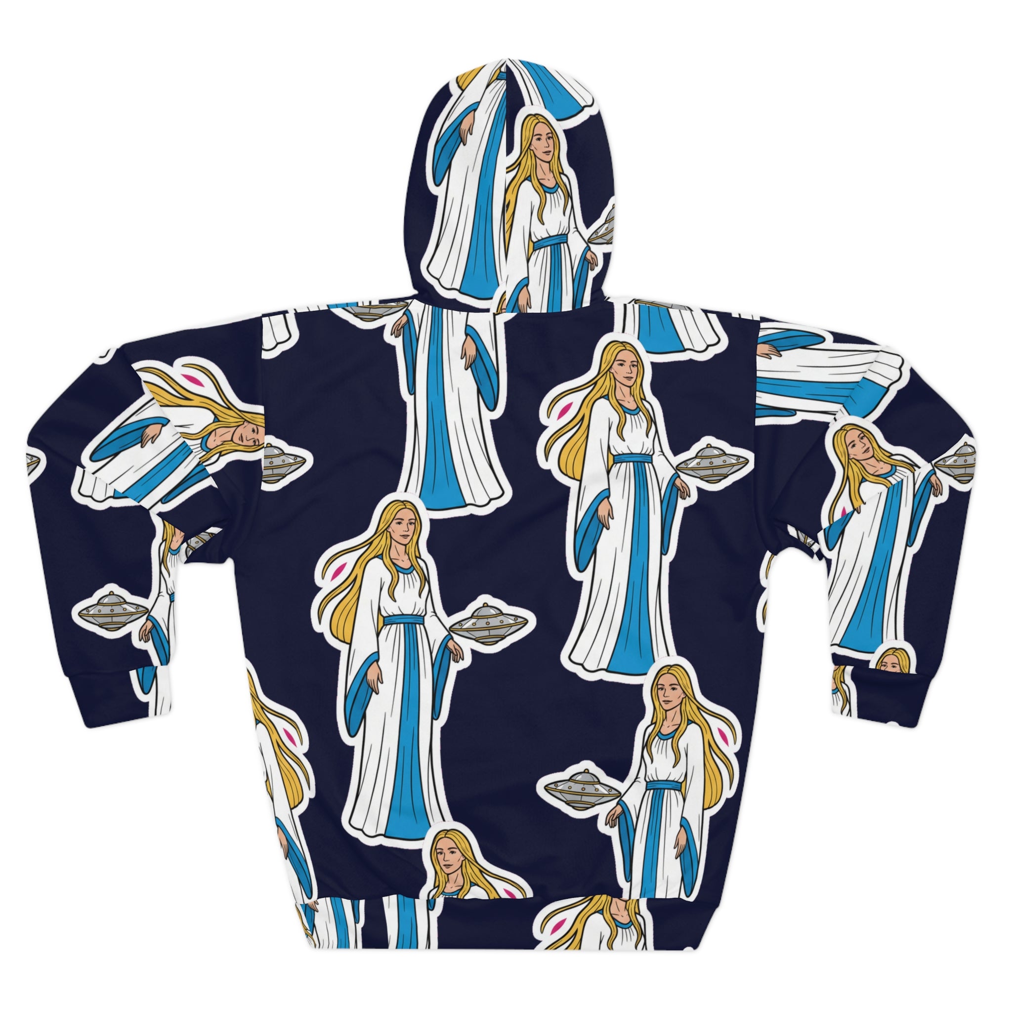 Pleiadian Beamship — All-Over Print Hoodie