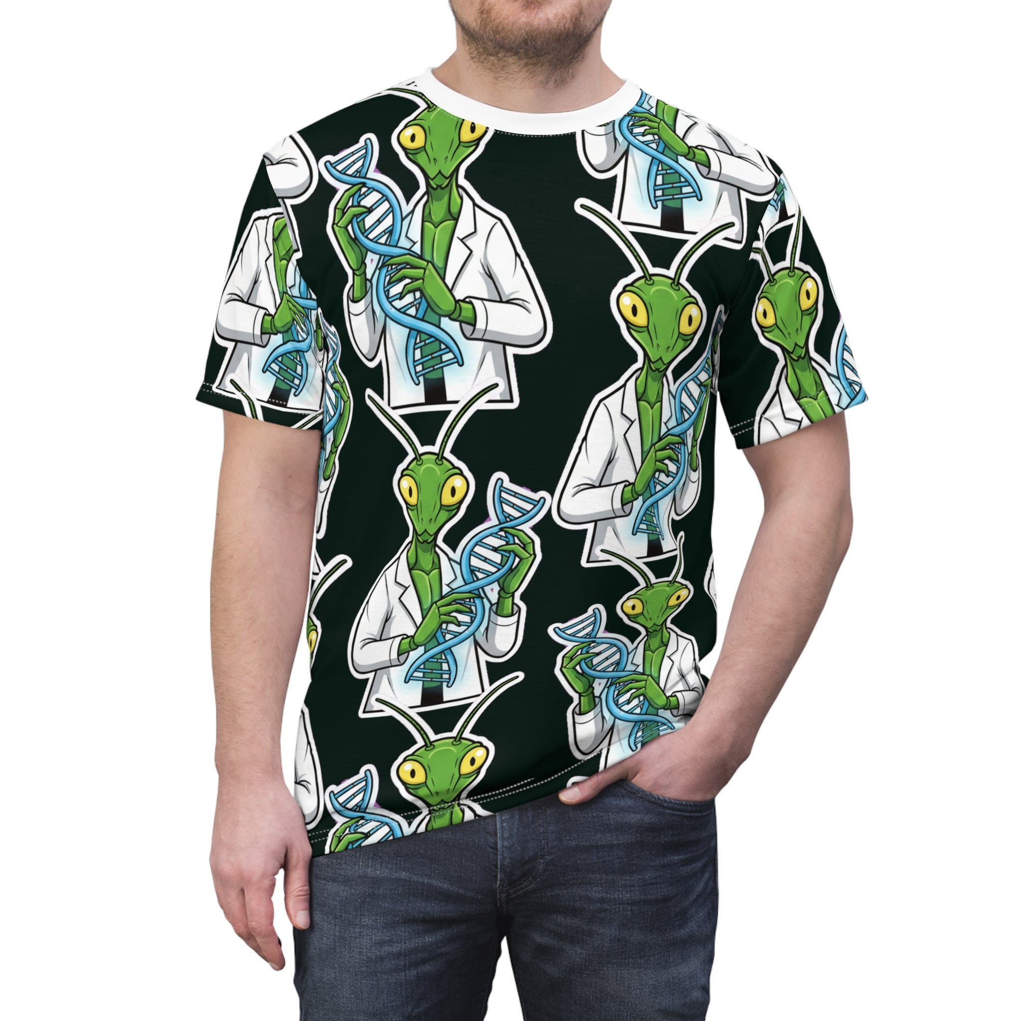 Mantid Geneticist — All-Over Print Tee