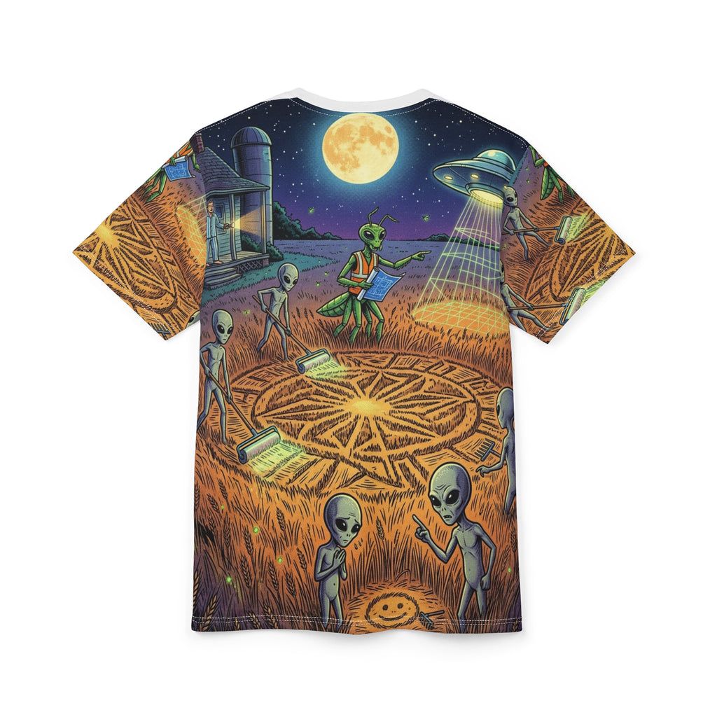 The Crop Circle Crew — All-Over Print Tee