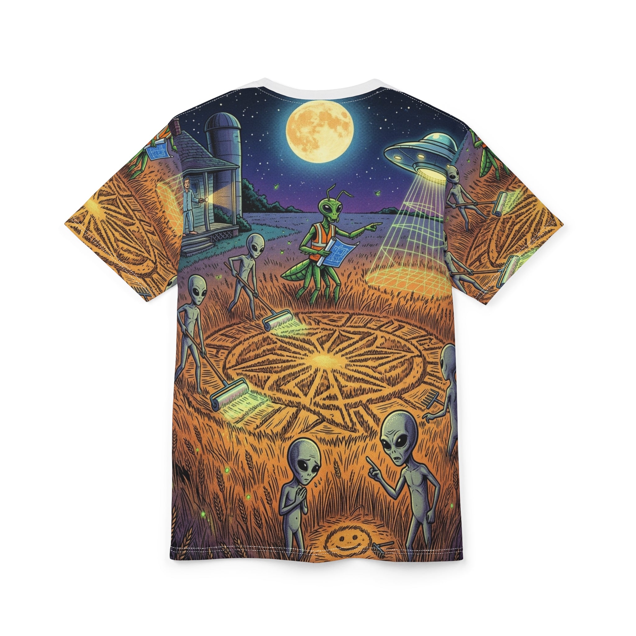 The Crop Circle Crew — All-Over Print Tee
