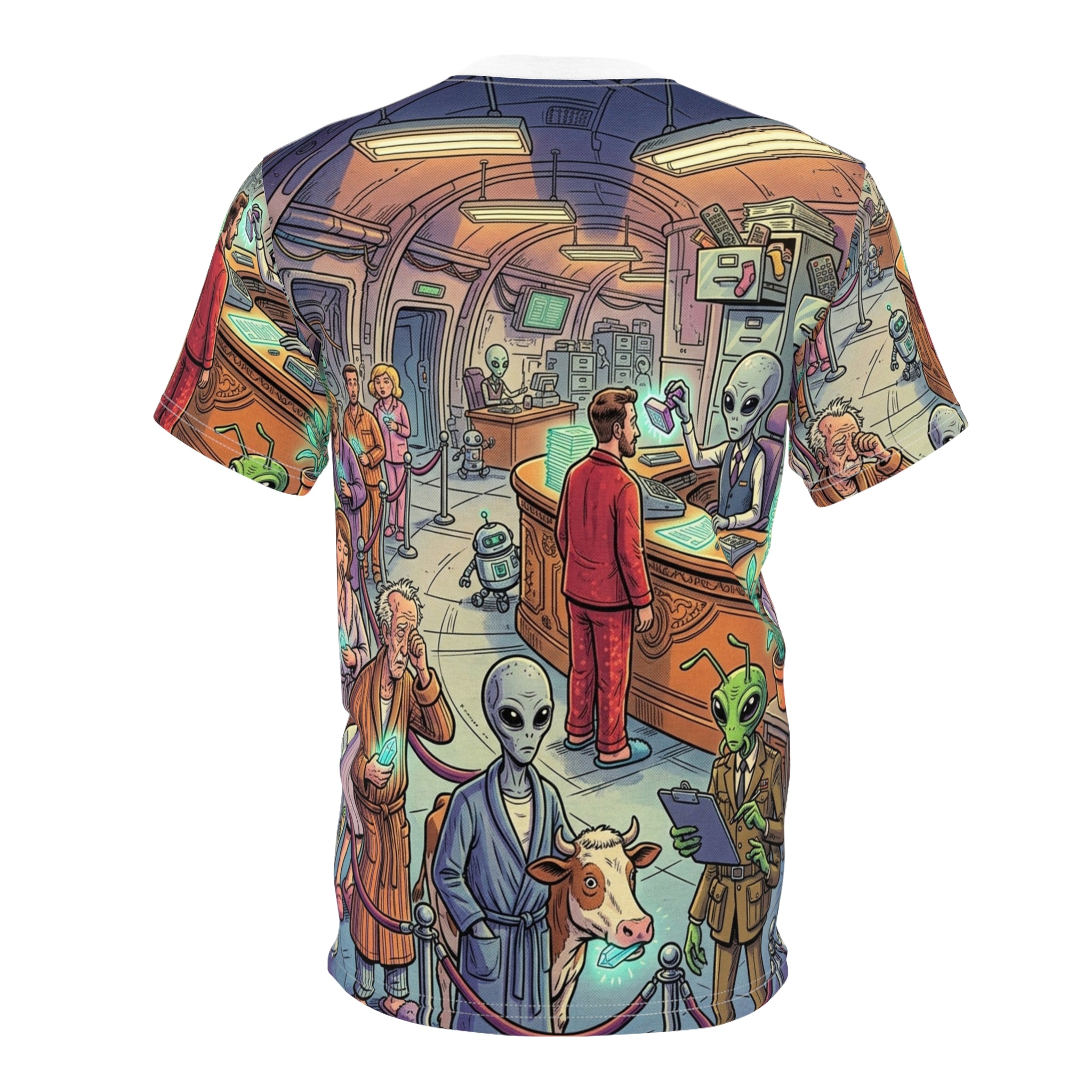 Abduction Processing Department — All-Over Print Tee