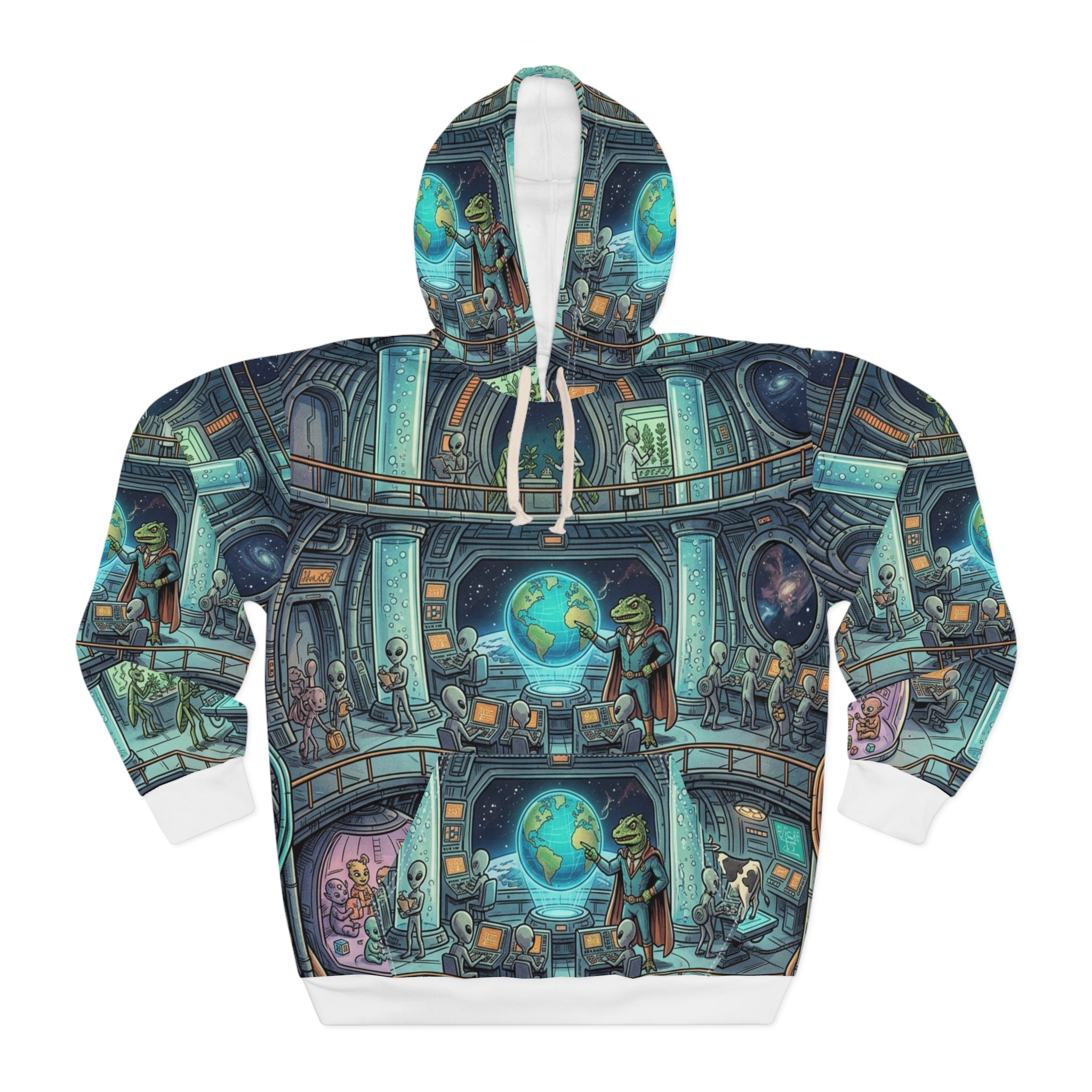 Inside the Mothership — All-Over Print Hoodie