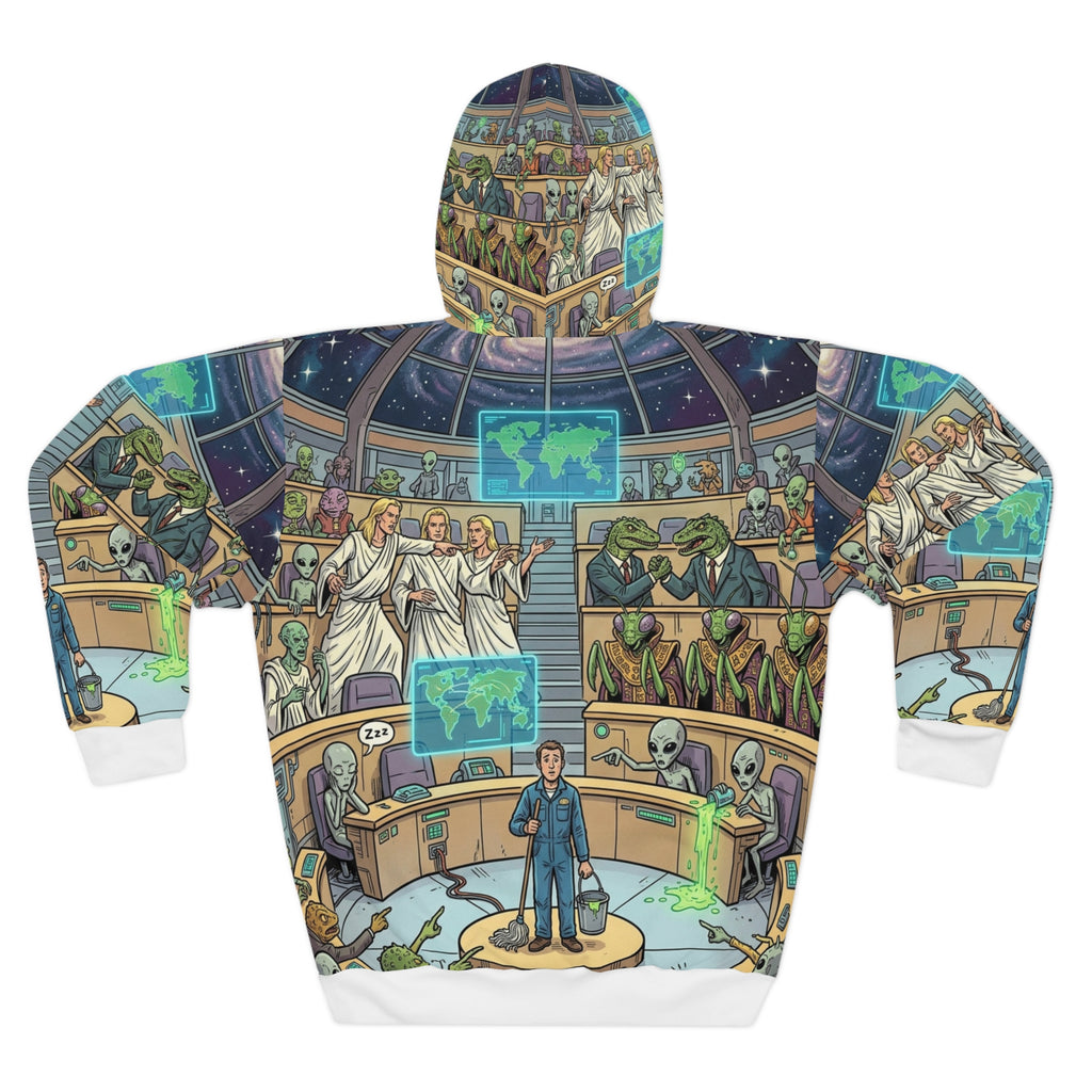 The Galactic Council — All-Over Print Hoodie