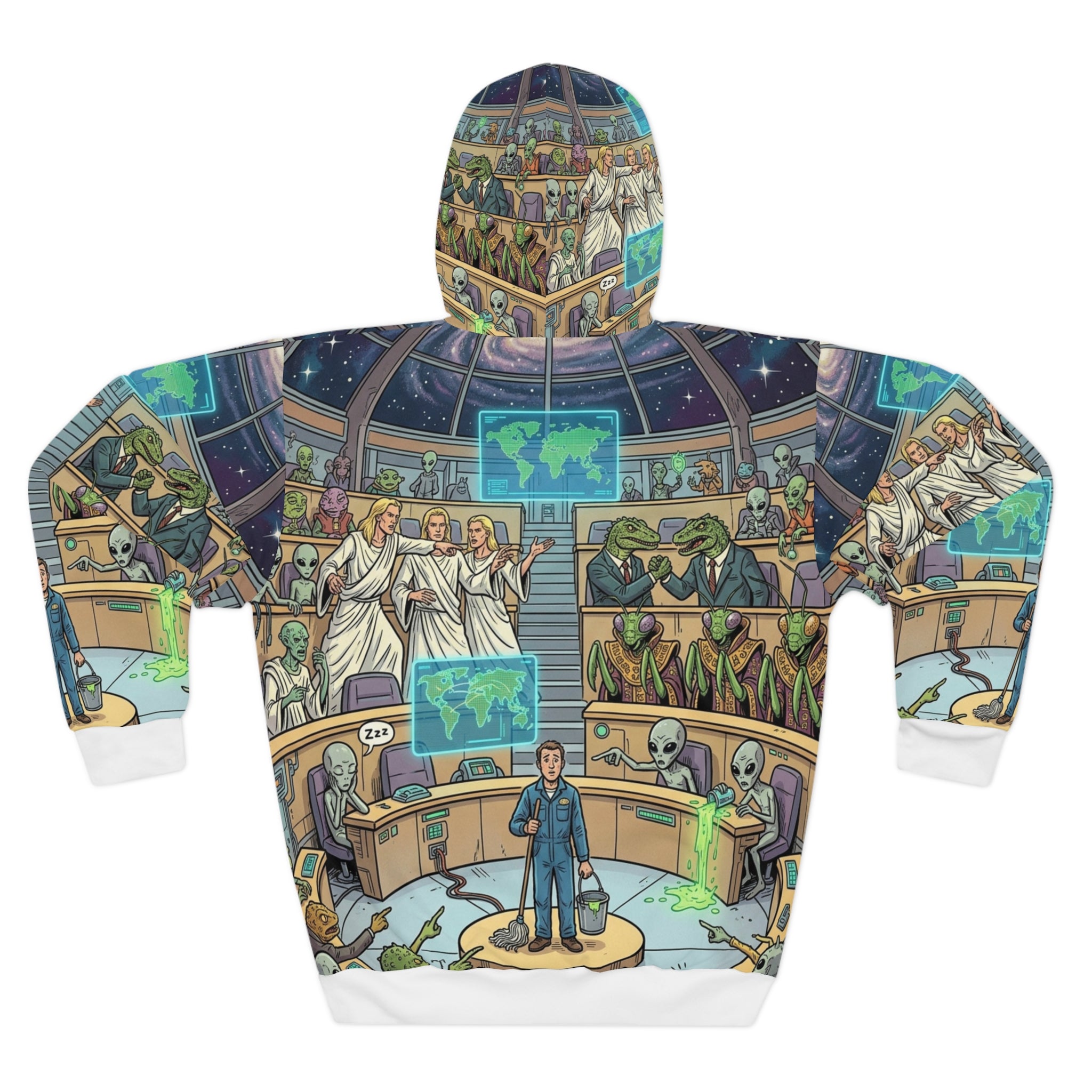 The Galactic Council — All-Over Print Hoodie