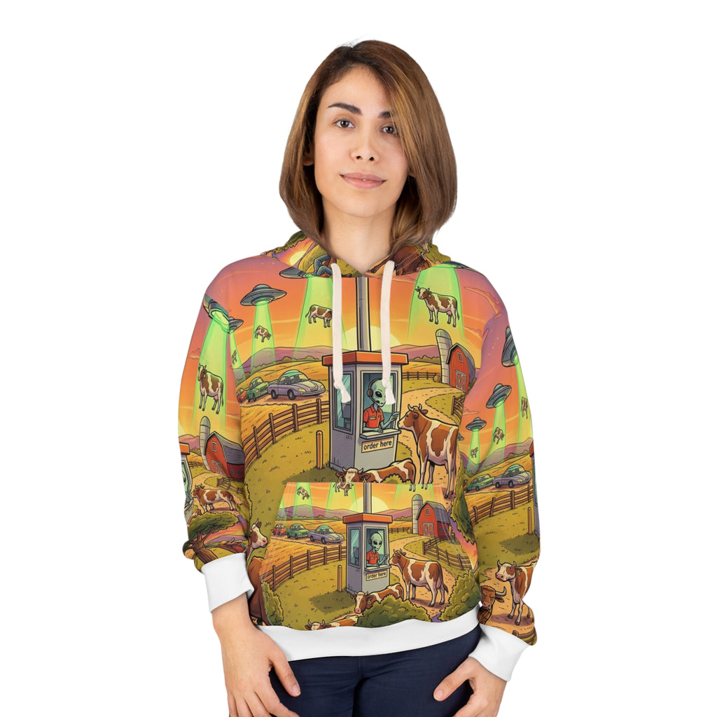 The Cattle Drive-Thru — All-Over Print Hoodie