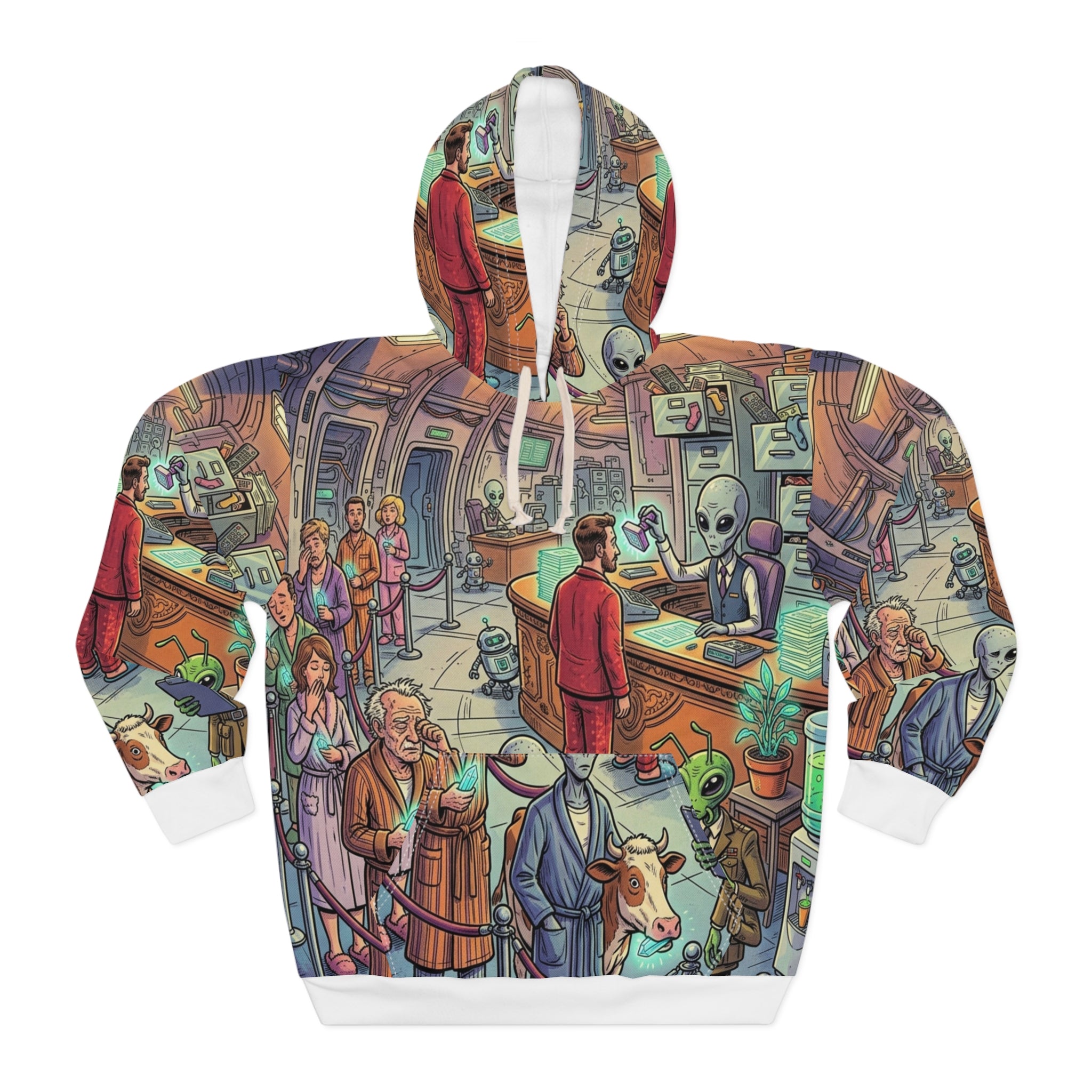 Abduction Processing Department — All-Over Print Hoodie