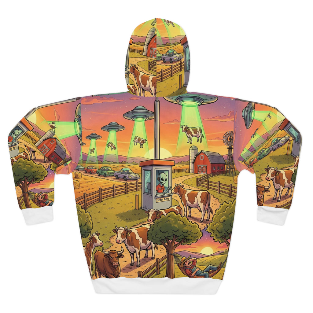 The Cattle Drive-Thru — All-Over Print Hoodie