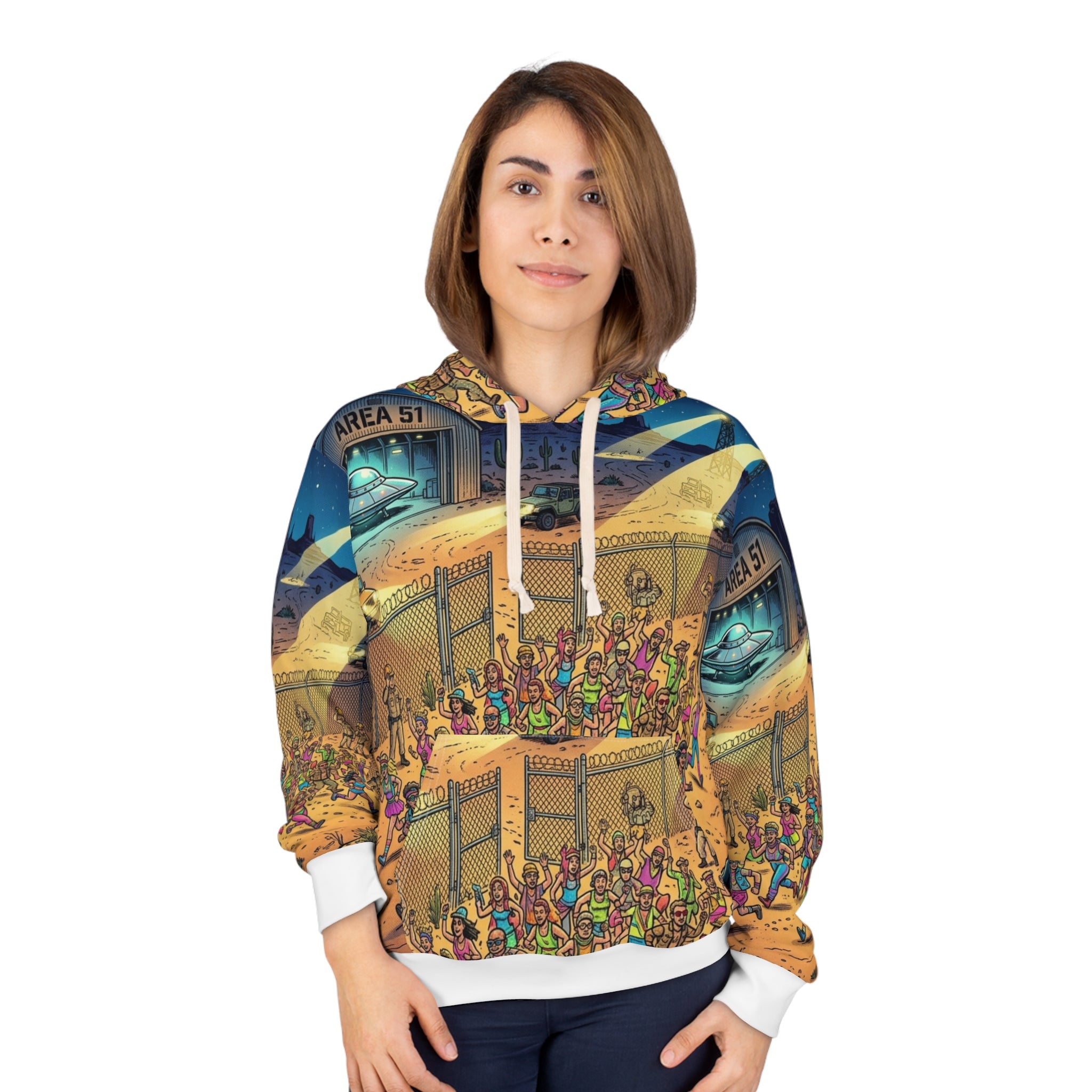 The Area 51 Raid — All-Over Print Hoodie