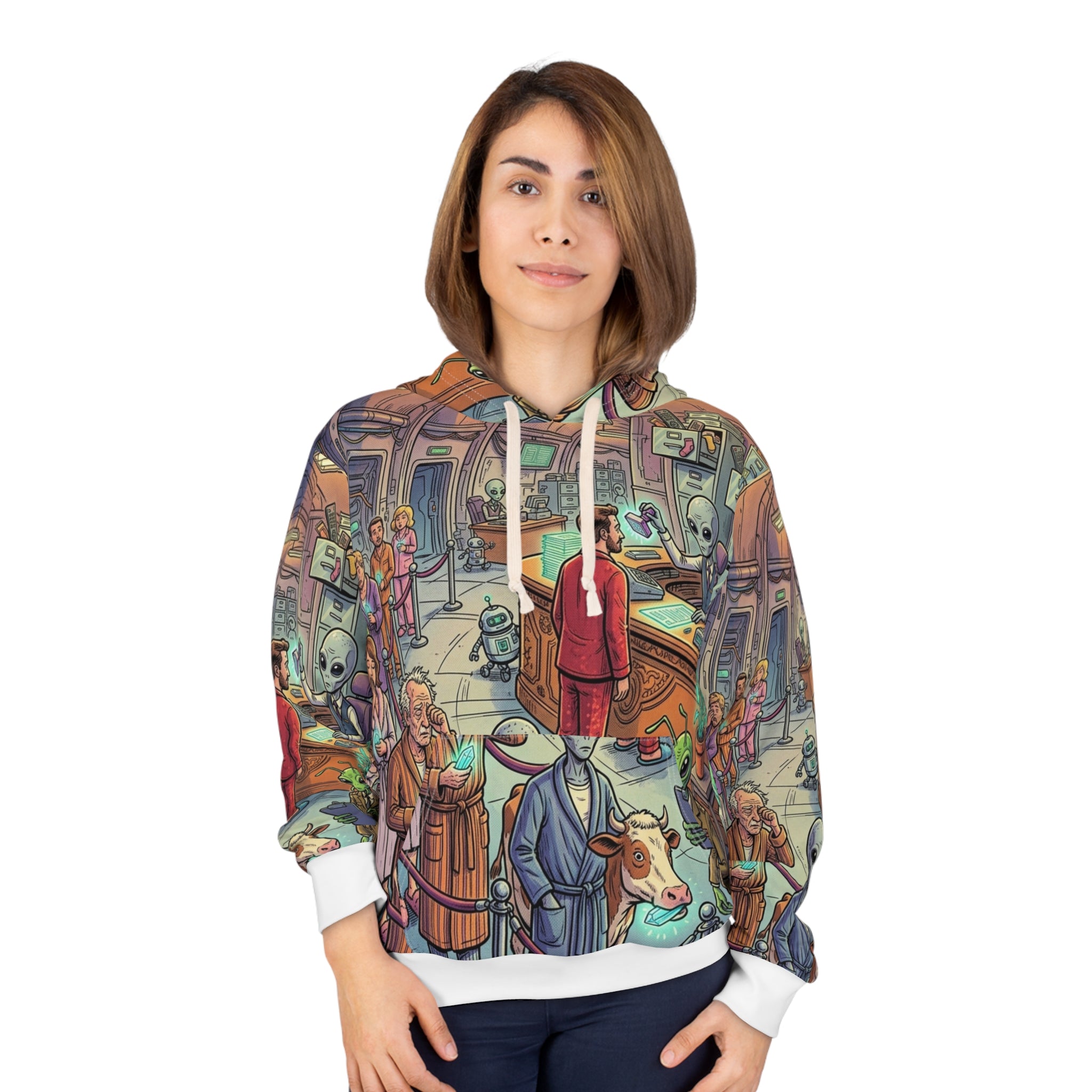 Abduction Processing Department — All-Over Print Hoodie