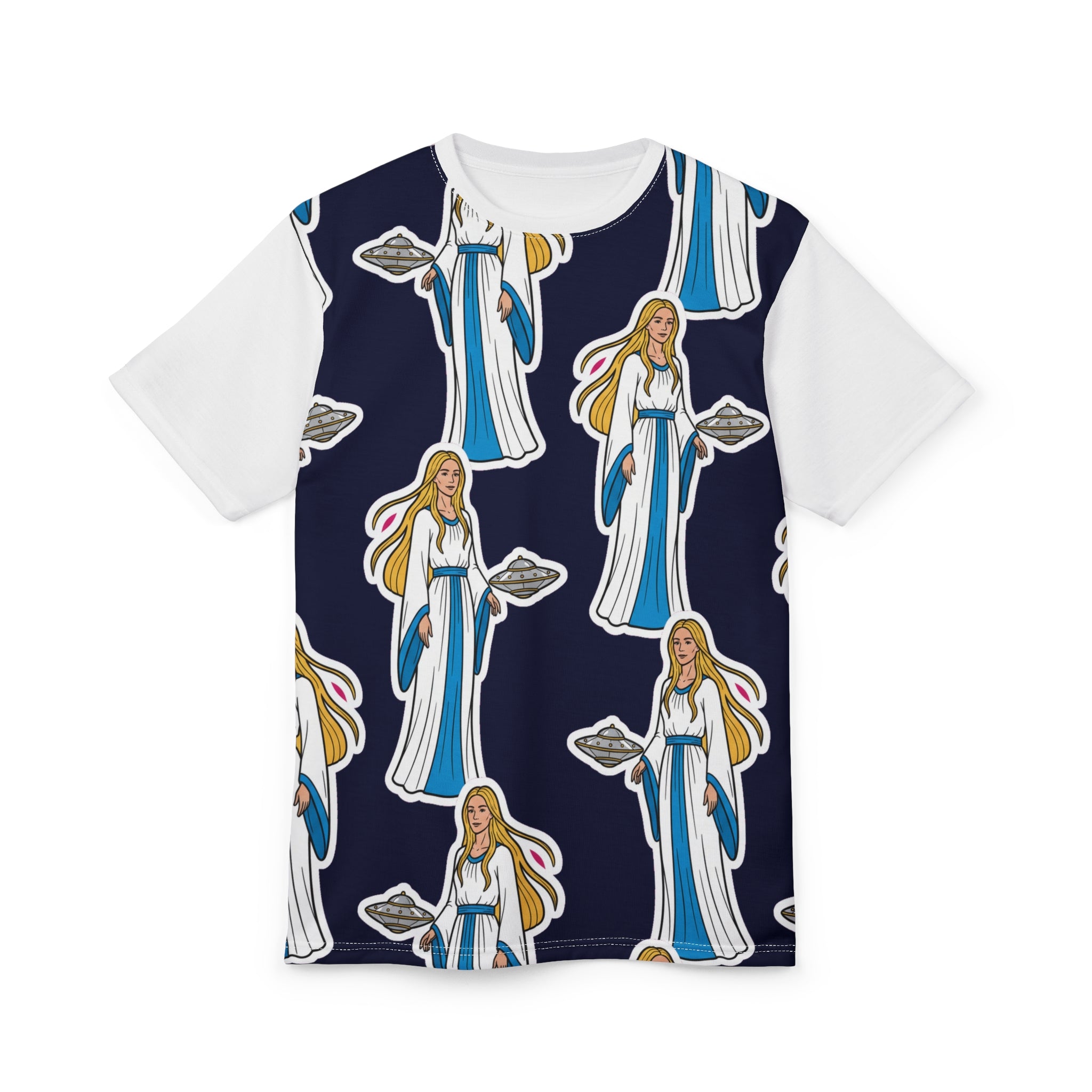 Pleiadian Beamship — All-Over Print Tee