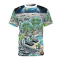 Moon Base Resort — All-Over Print Tee