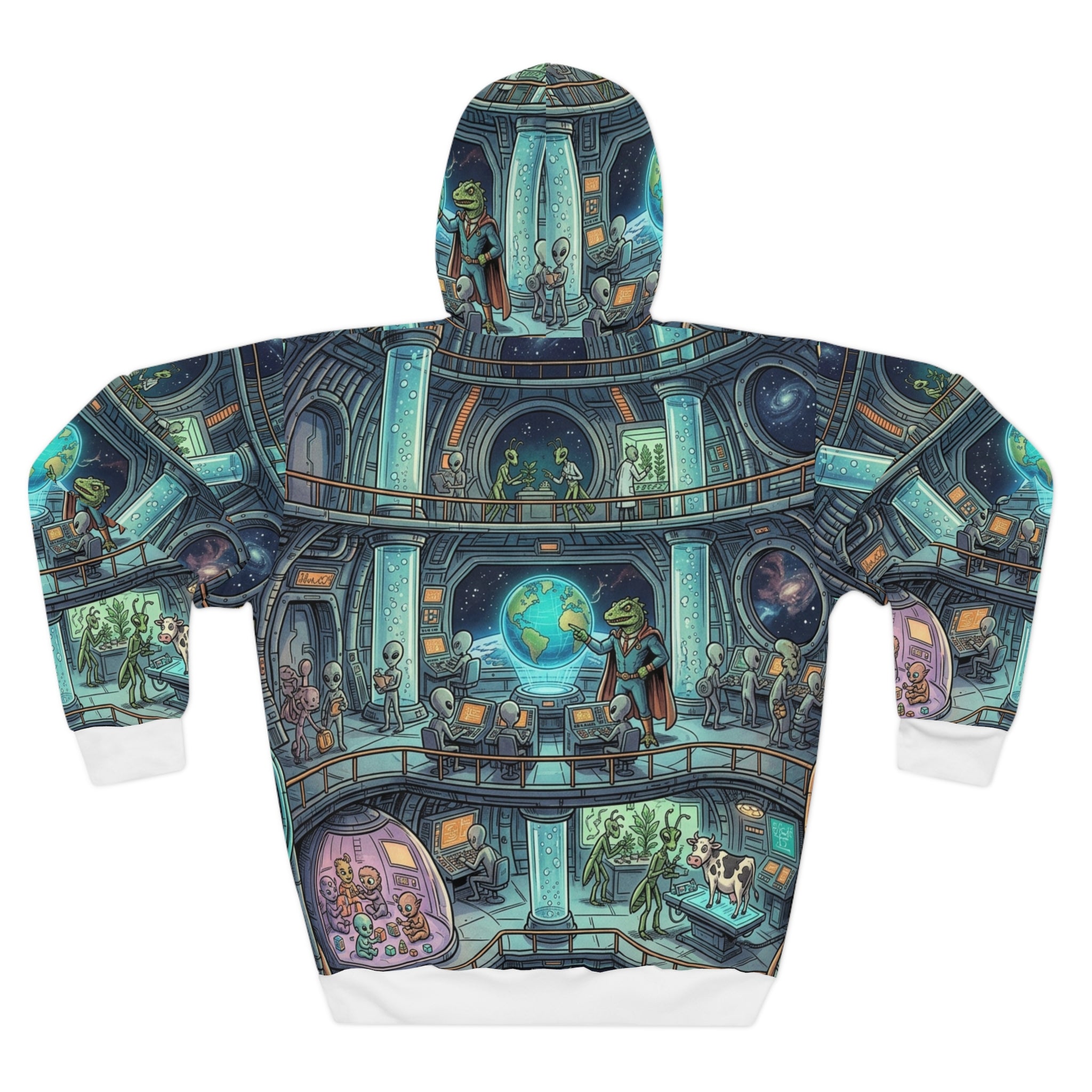 Inside the Mothership — All-Over Print Hoodie