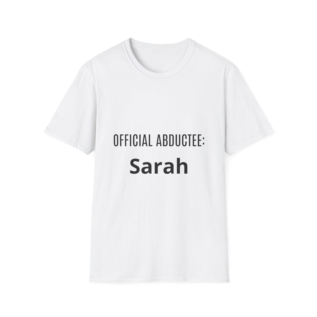 Official Abductee — Personalized Name Tee