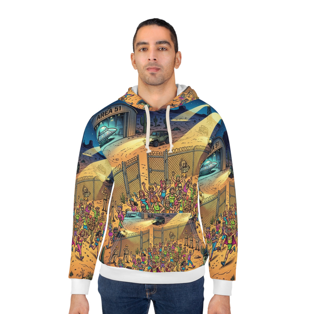 The Area 51 Raid — All-Over Print Hoodie