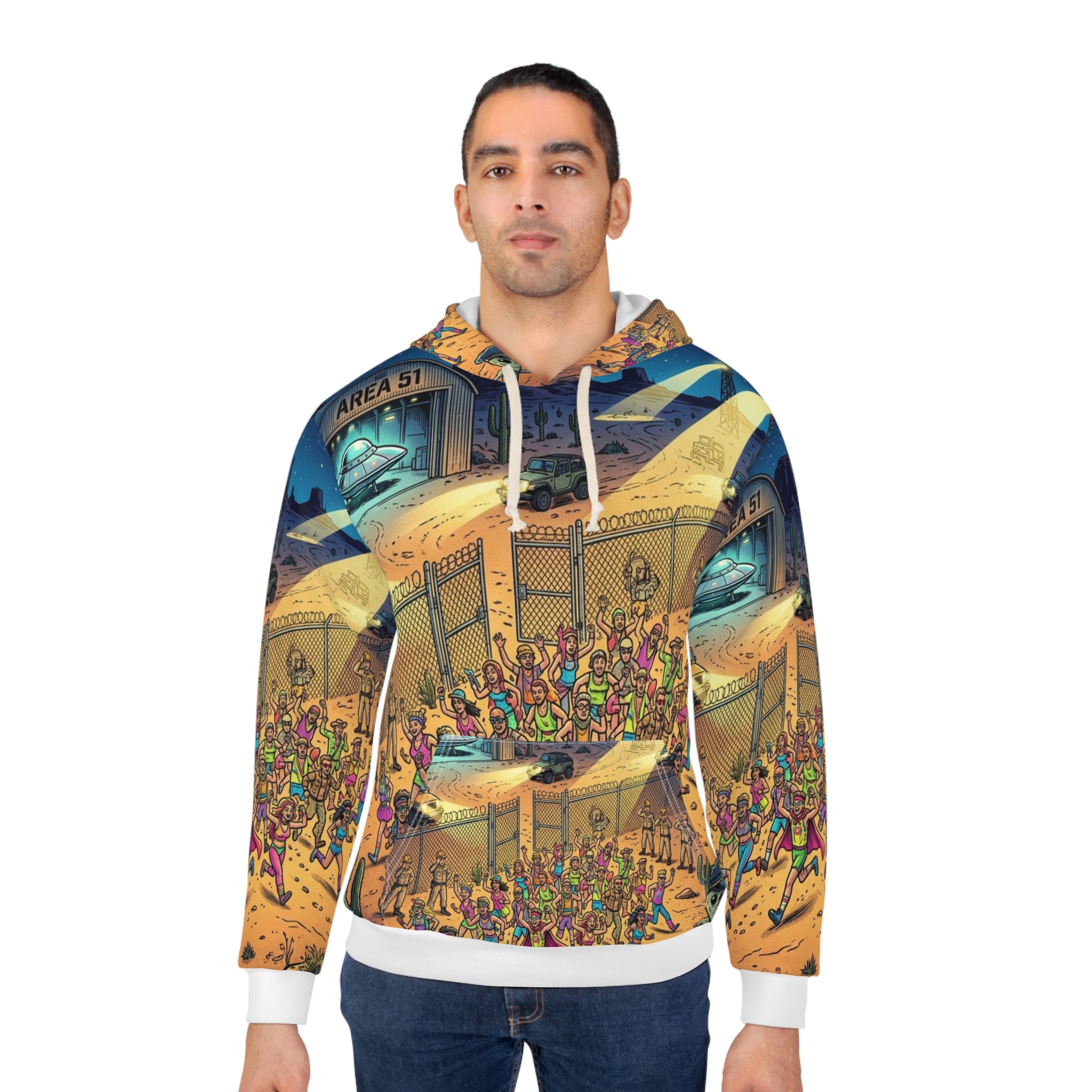 The Area 51 Raid — All-Over Print Hoodie
