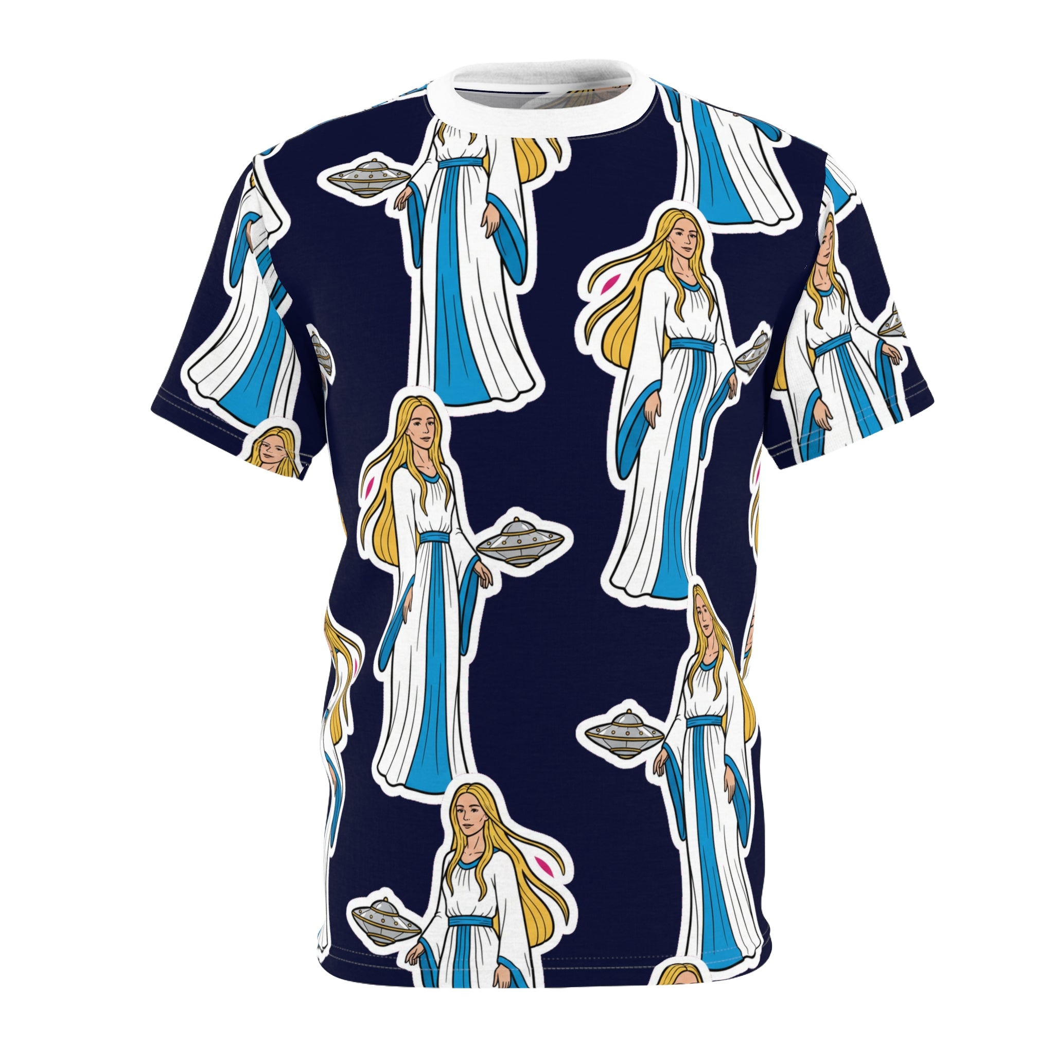 Pleiadian Beamship — All-Over Print Tee