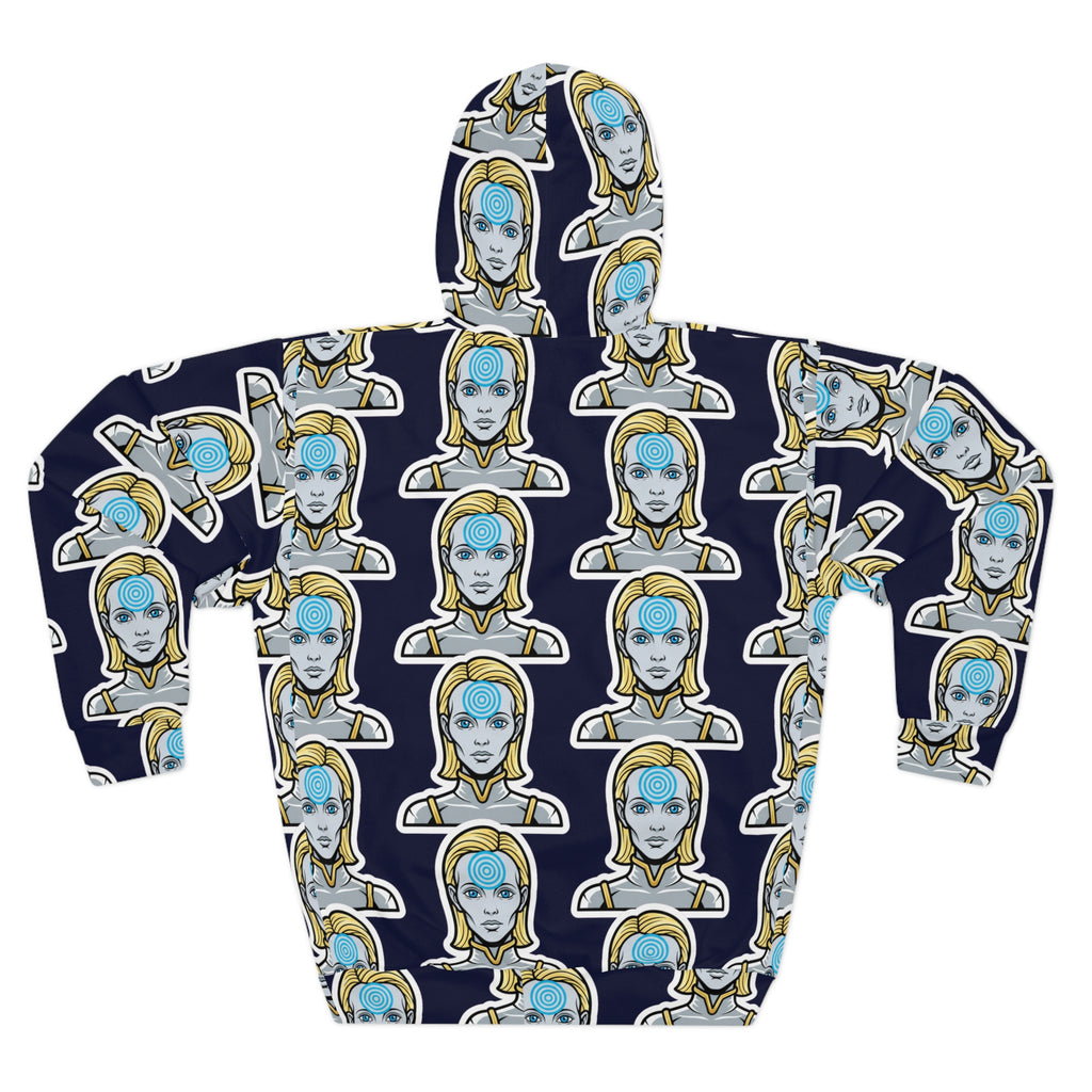 Telepathic Contact — All-Over Print Hoodie