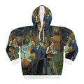 The Reptilian Boardroom — All-Over Print Hoodie
