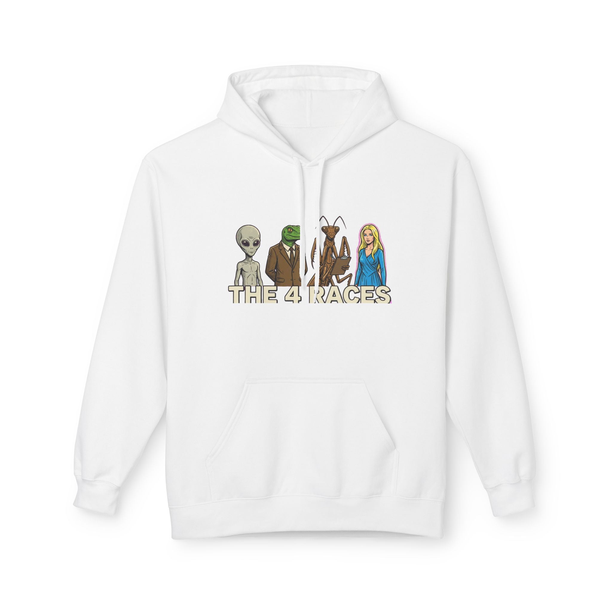 The 4 Races — Midweight Fleece Hoodie