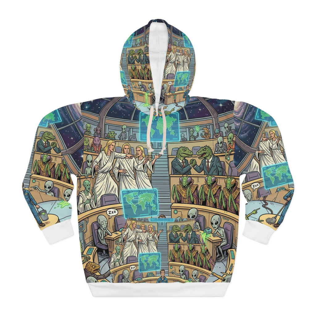 The Galactic Council — All-Over Print Hoodie