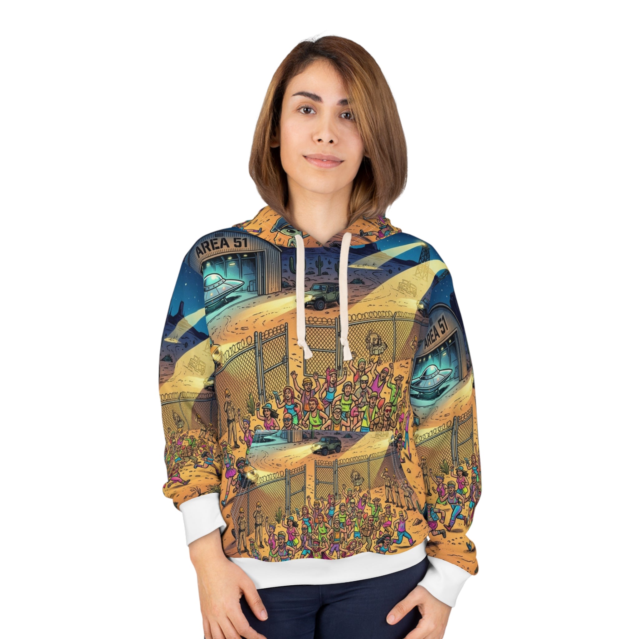 The Area 51 Raid — All-Over Print Hoodie