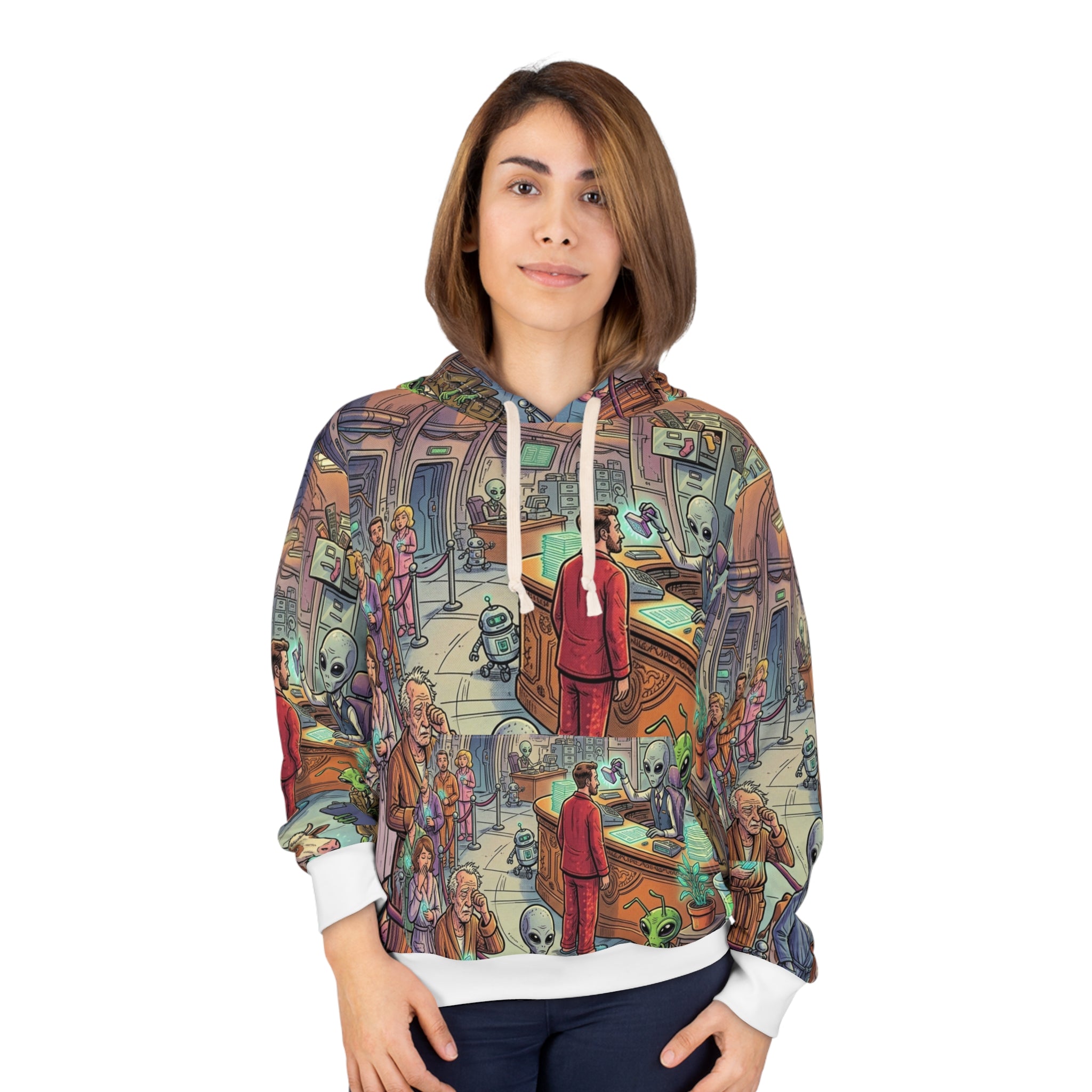Abduction Processing Department — All-Over Print Hoodie