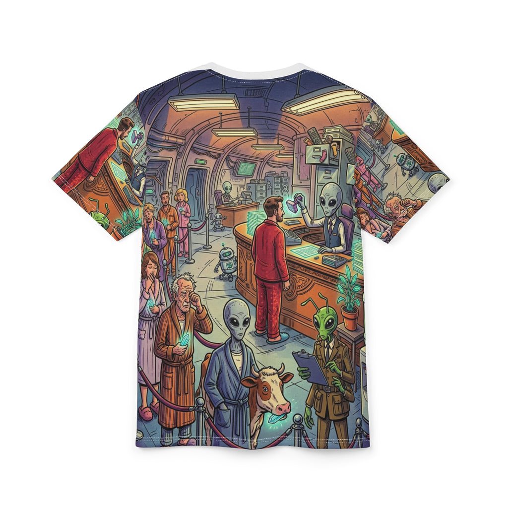 Abduction Processing Department — All-Over Print Tee