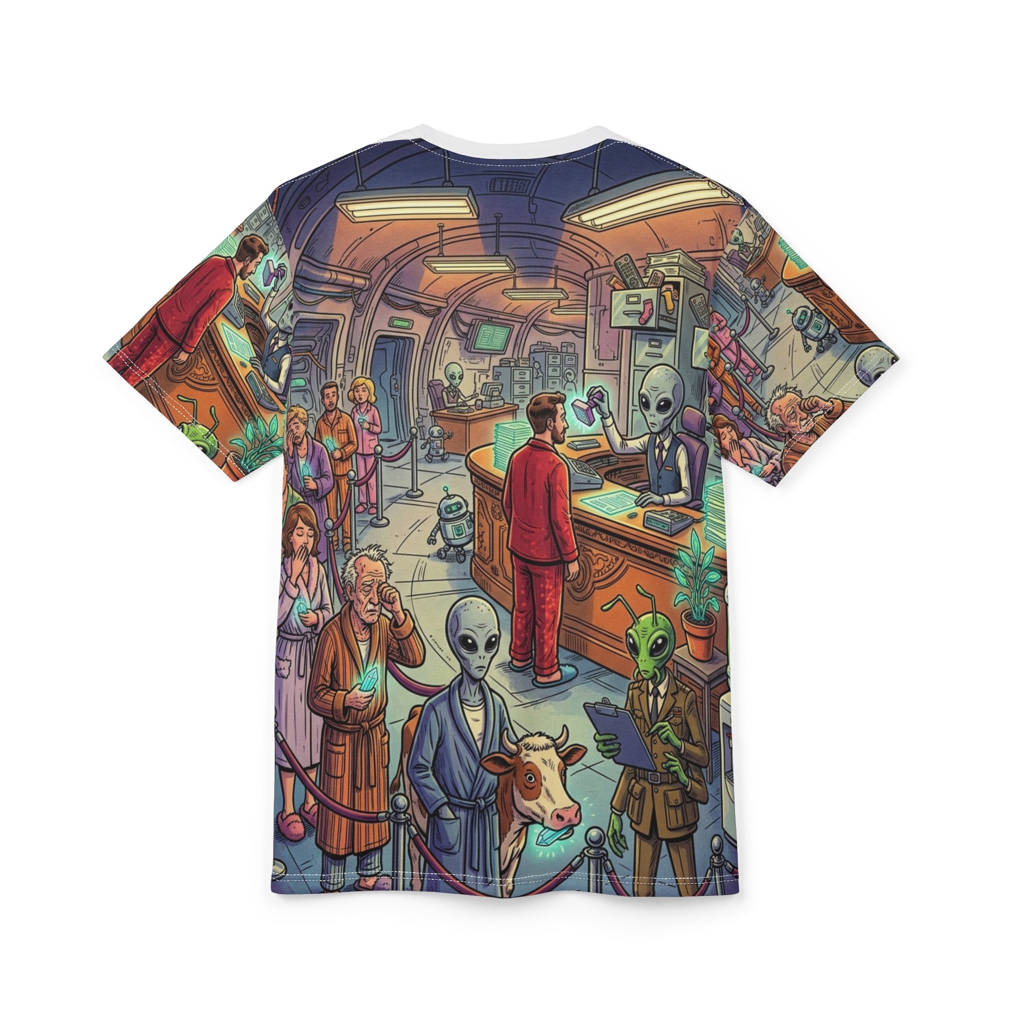 Abduction Processing Department — All-Over Print Tee