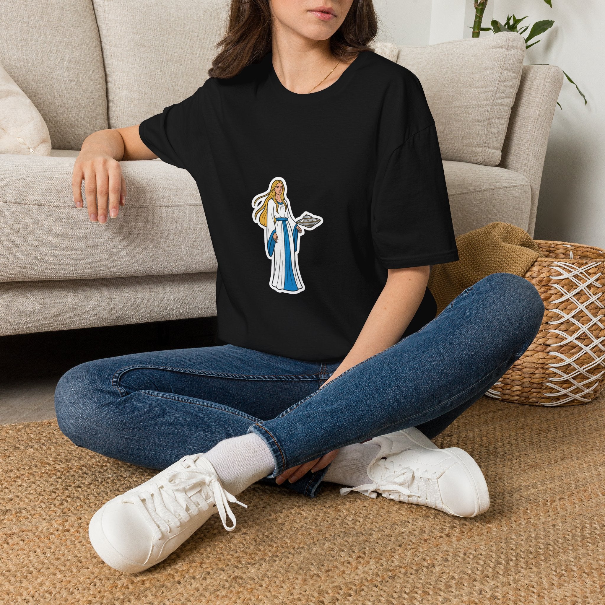 Pleiadian Beamship — Nordic Alien Tee