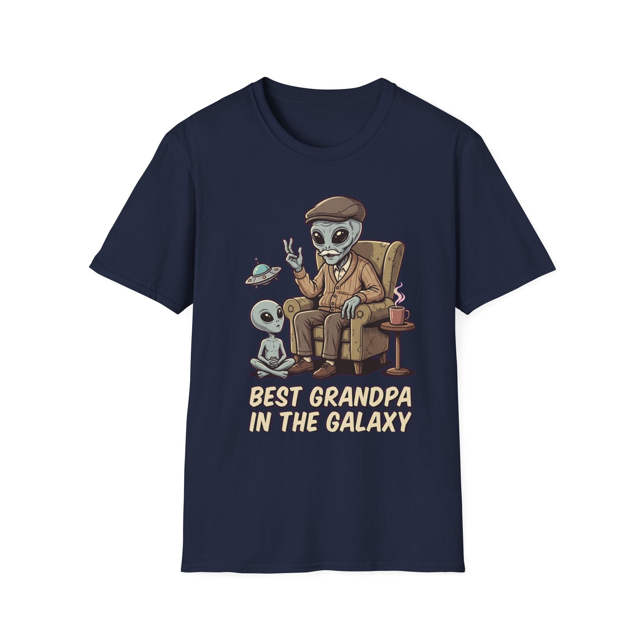 Best Grandpa In The Galaxy Tee