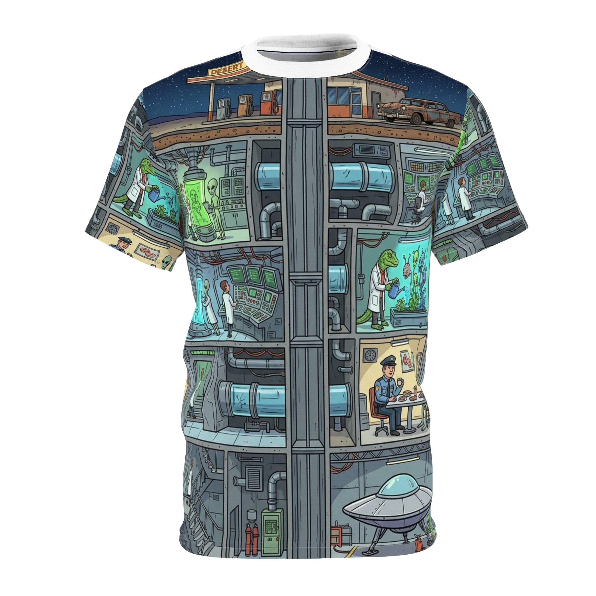 The Underground Base — All-Over Print Tee