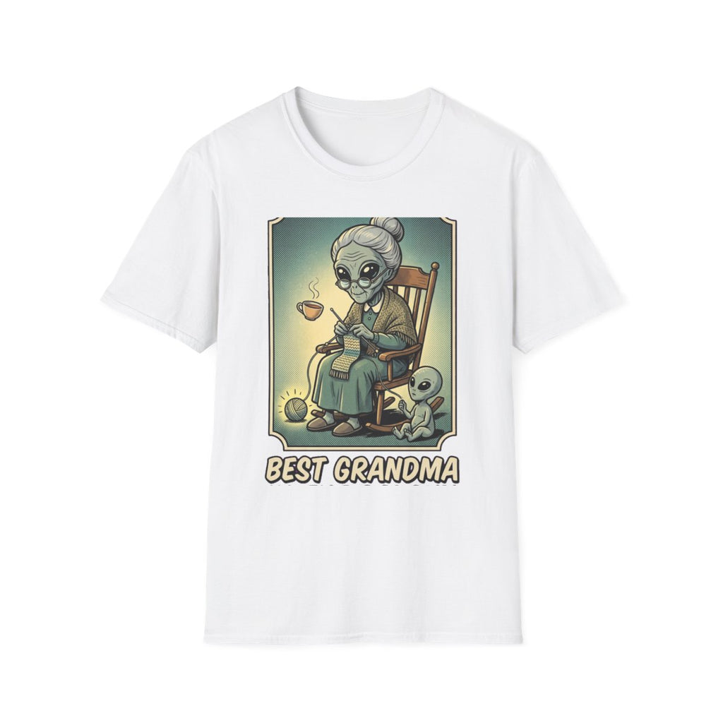Best Grandma In The Galaxy tee front