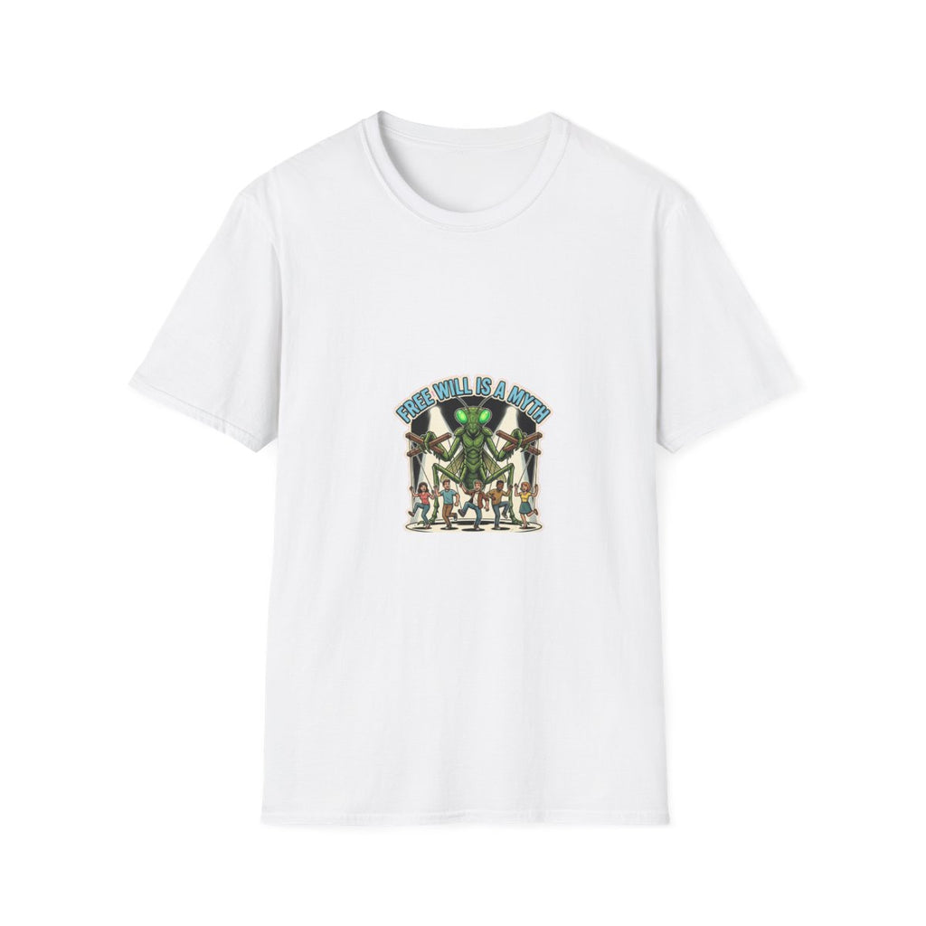 Free Will Is A Myth tee front