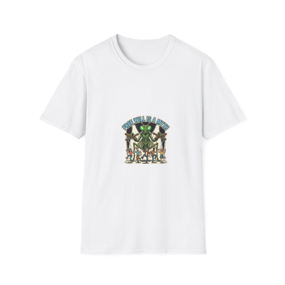 Free Will Is A Myth tee front