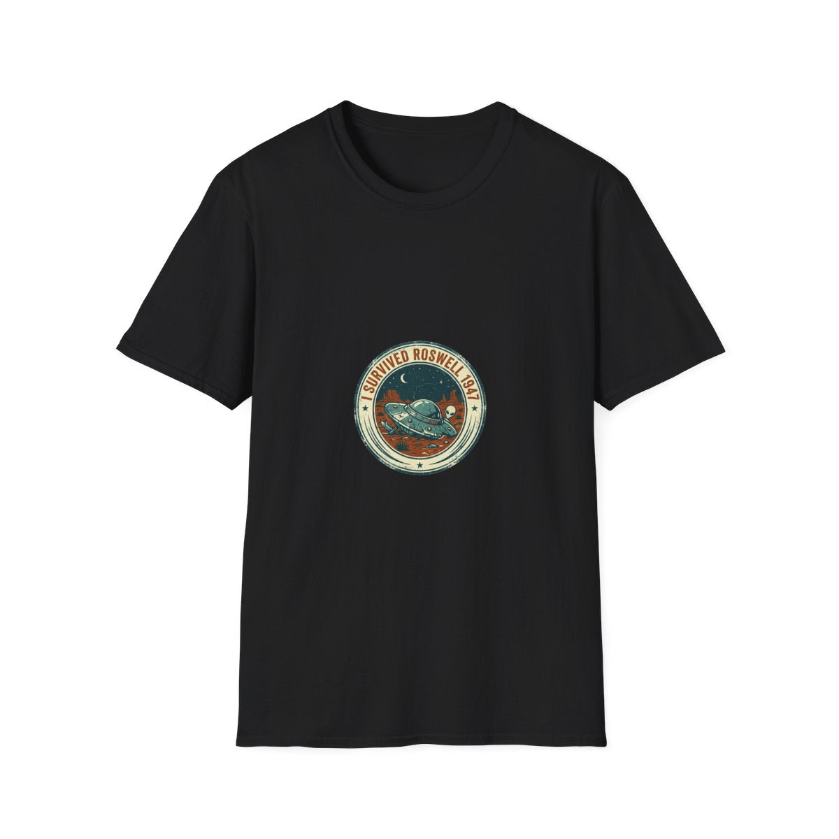 I Survived Roswell 1947 Tee - Black